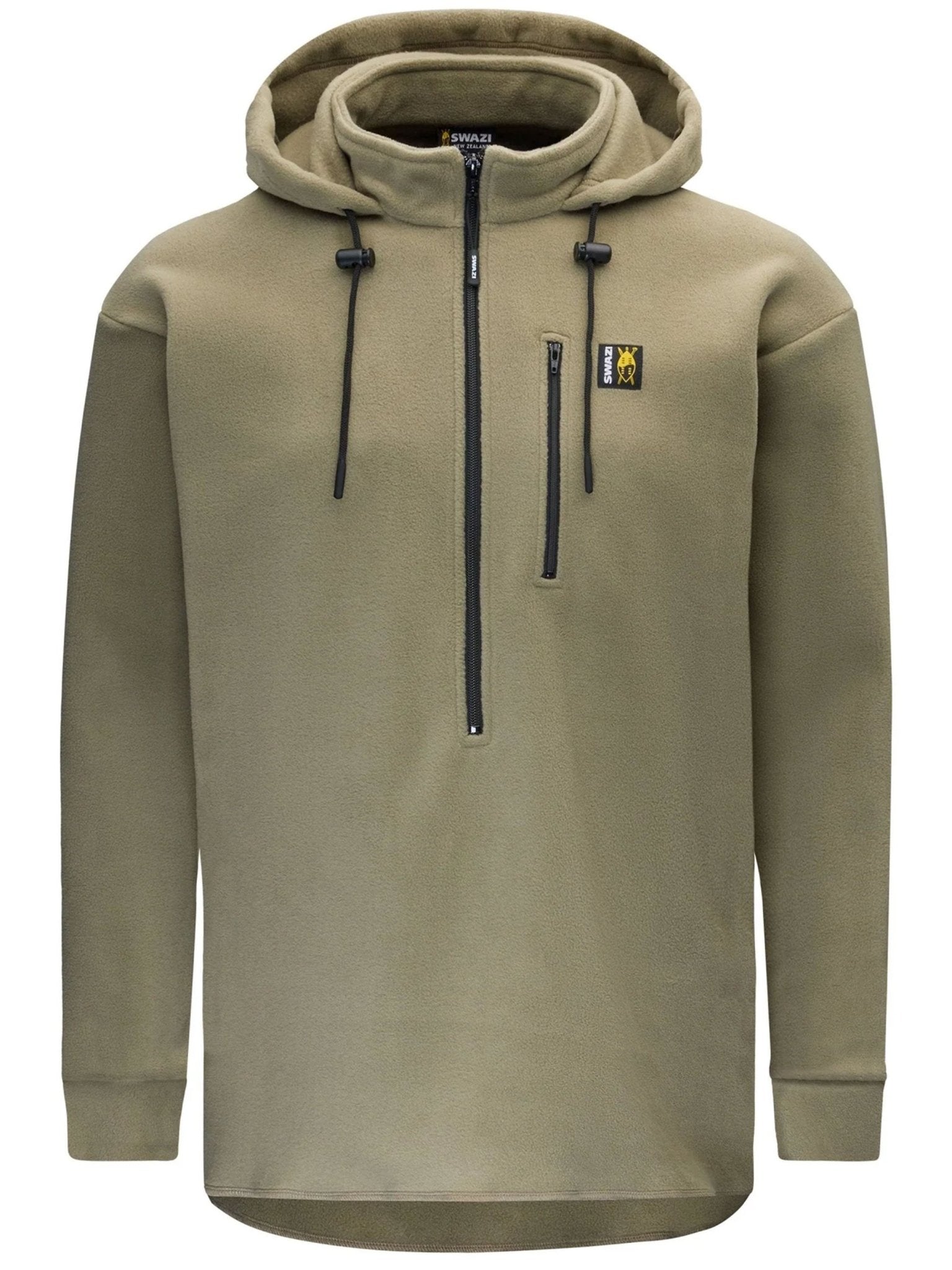 Swazi - The Hood Mens Fleece 1/2 Zip Pullover / Jumper - 280gram Fleece Swazi Clothing