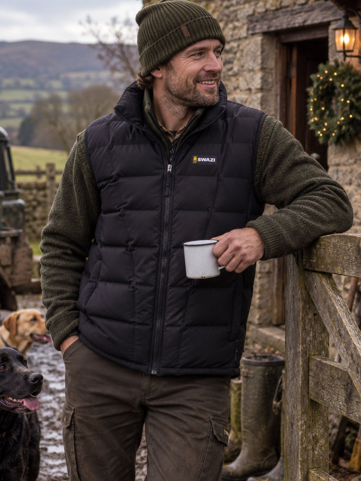 Swazi Thorso Vest Men's Padded Gilet | Showerproof Bodywarmer Swazi Clothing Outerwear