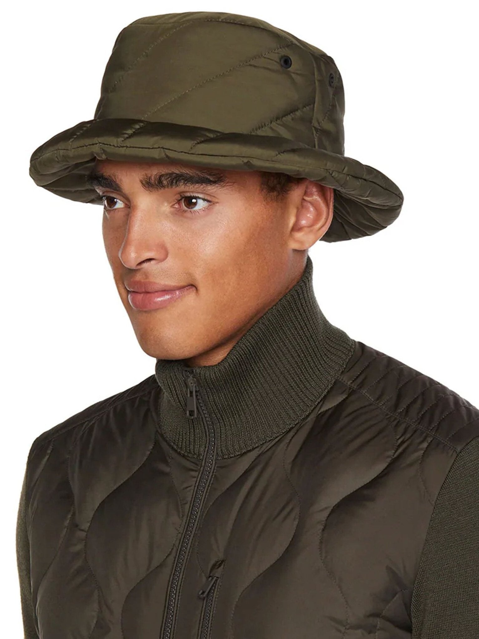 Tilley - Abbott Bucket Hat - Insulated & water repellent quilted pattern hat