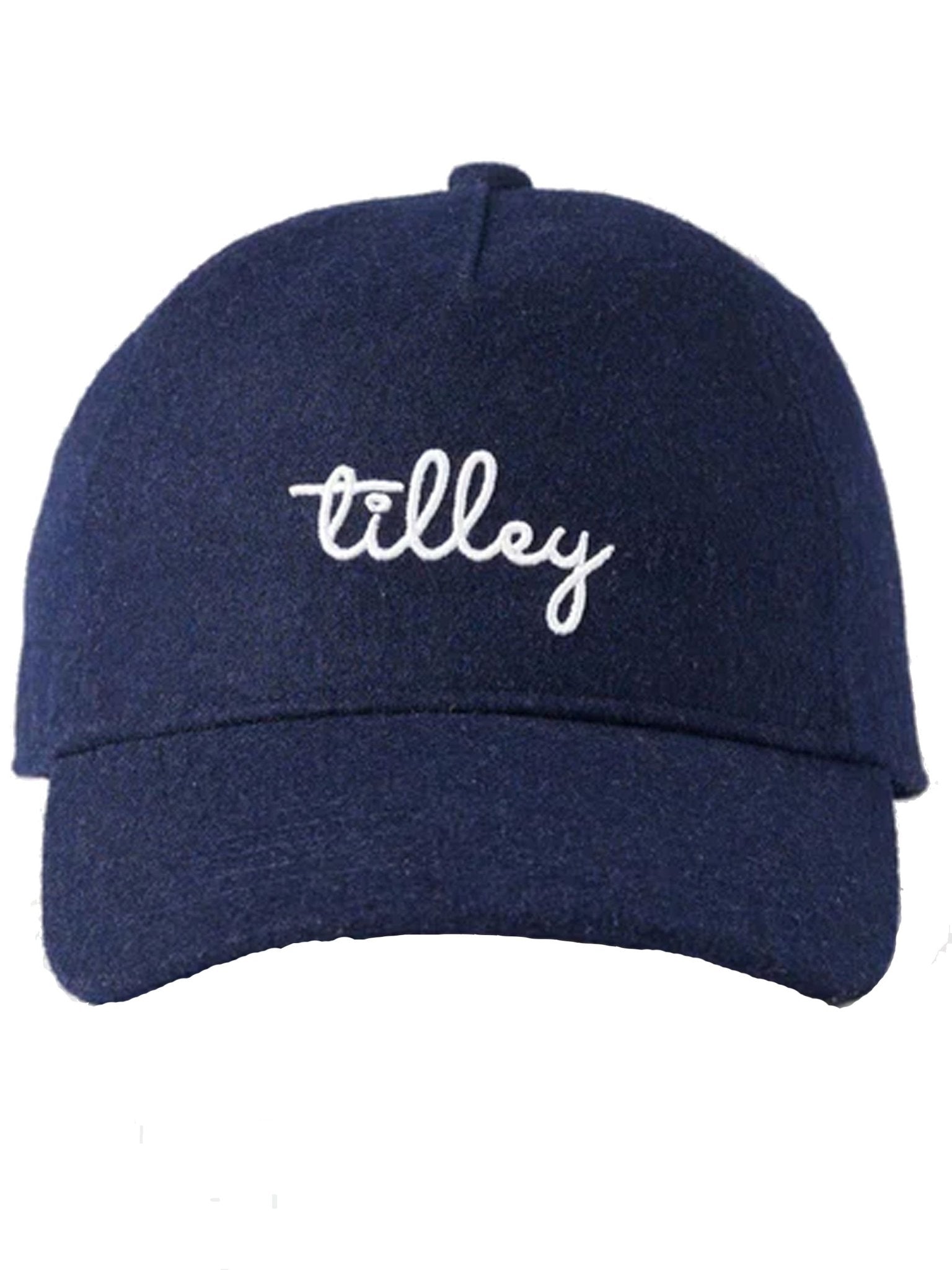 4elementsclothingTilleyTilley - Wool Baseball Cap / Hat - Chain stitched ball cap / hatHatsH03HT4027/NAVY/SM