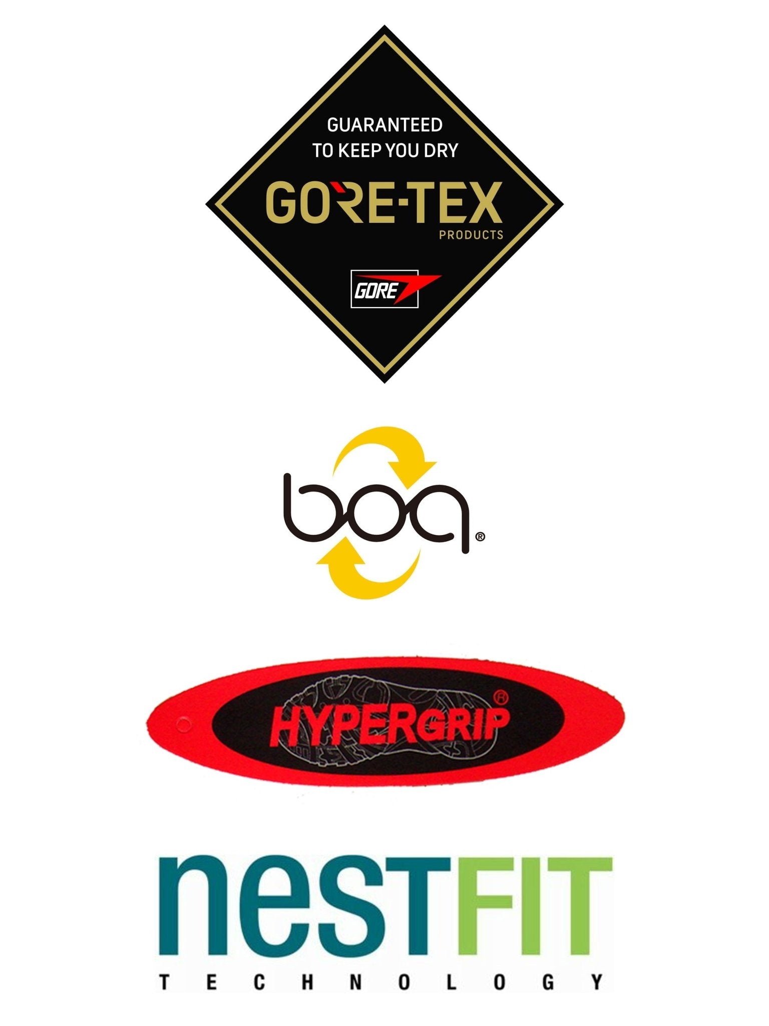 Treksta - Buxton Boa Gore-Tex Waterproof trail shoes GTX - Black Treksta Shoes