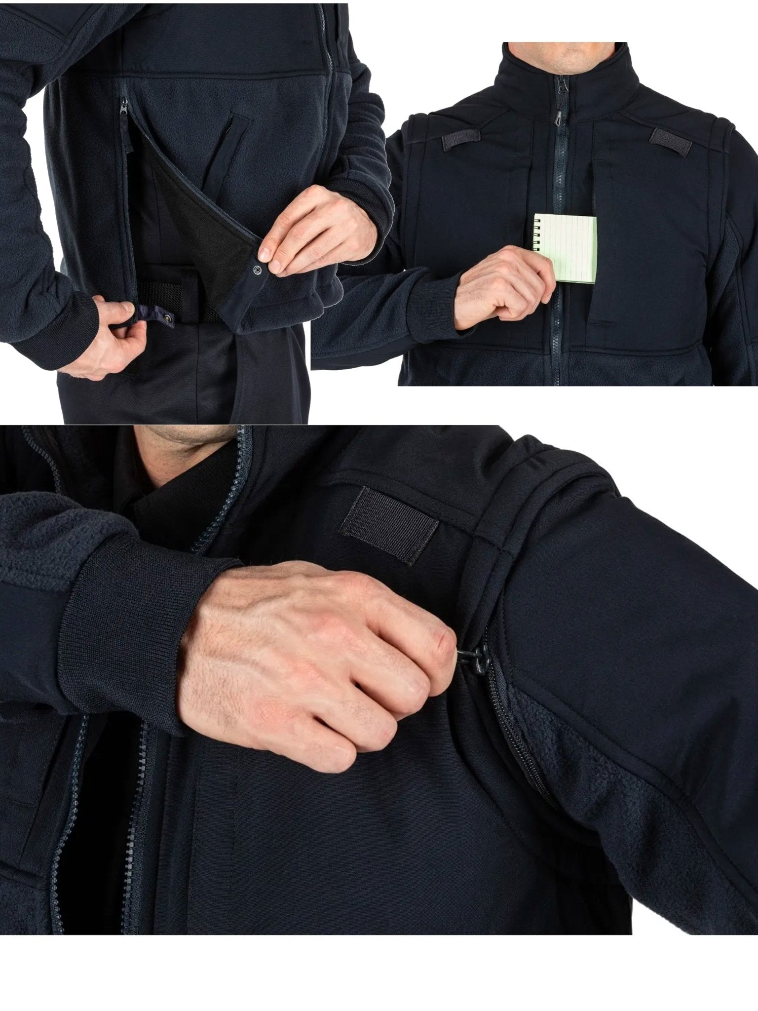 5.11 Tactical - 5 - IN - 1 Jacket 2.0 - 10K / 10K waterproof & breathable coat - EN 343 : 2019 certified, Class 4 - 3 - X