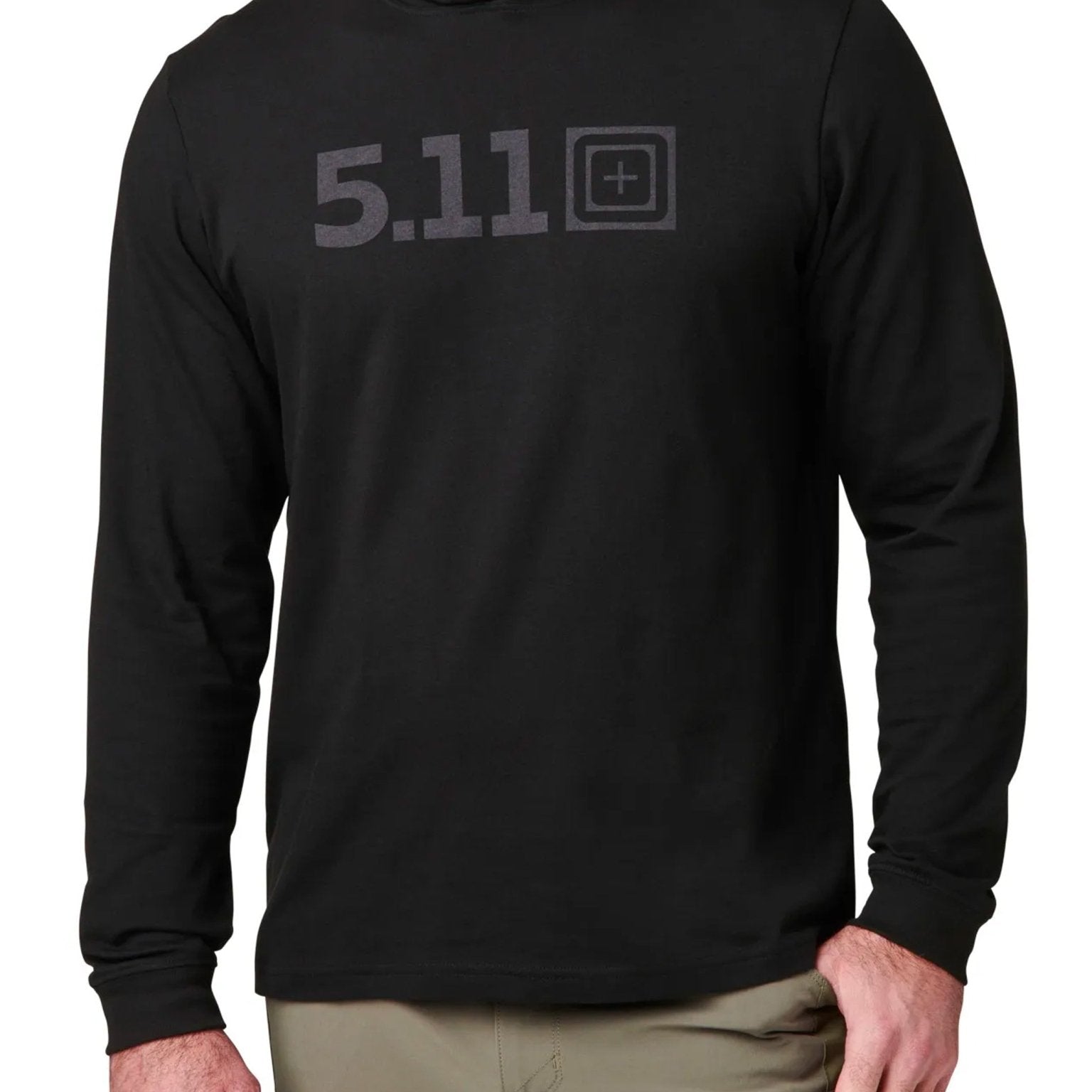 4elementsclothing5.11 Tactical5.11 Tactical - 5.11 HOODED LONG SLEEVE TEE Cotton Polyester moisture wicking - Style 76165T-Shirt76165-019-S