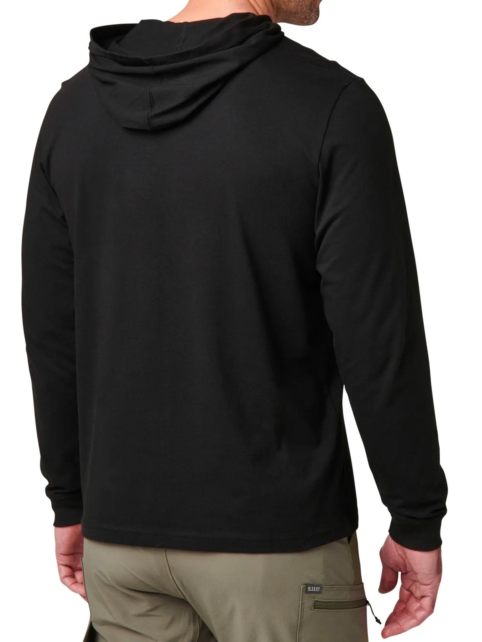 5.11 Tactical - 5.11 HOODED LONG SLEEVE TEE Cotton Polyester moisture wicking - Style 76165