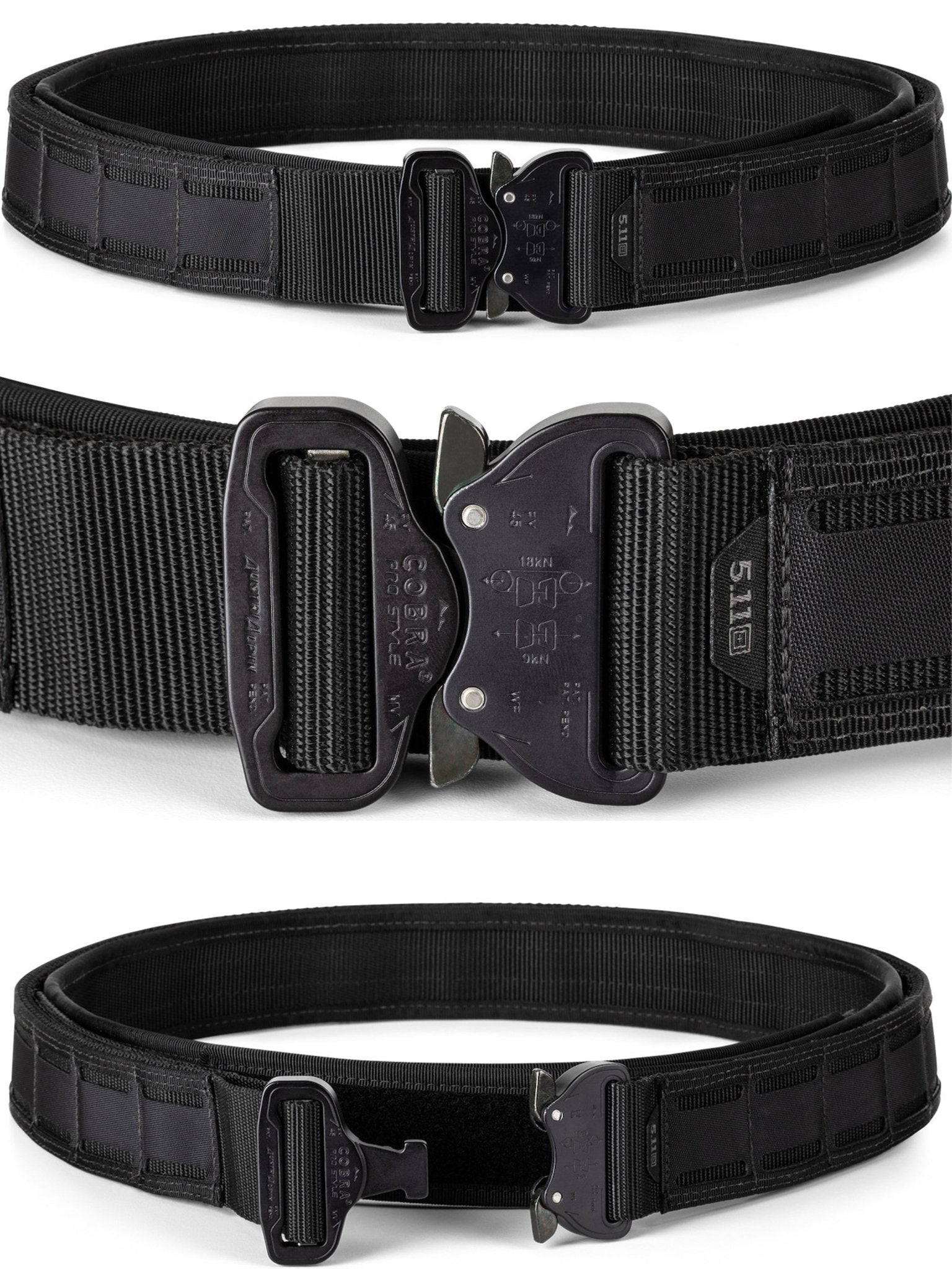 5.11 Tactical - 5.11 Maverick Battle Belt - Style 56664 TAC - LAM Nylon Webbing COBRA Buckle