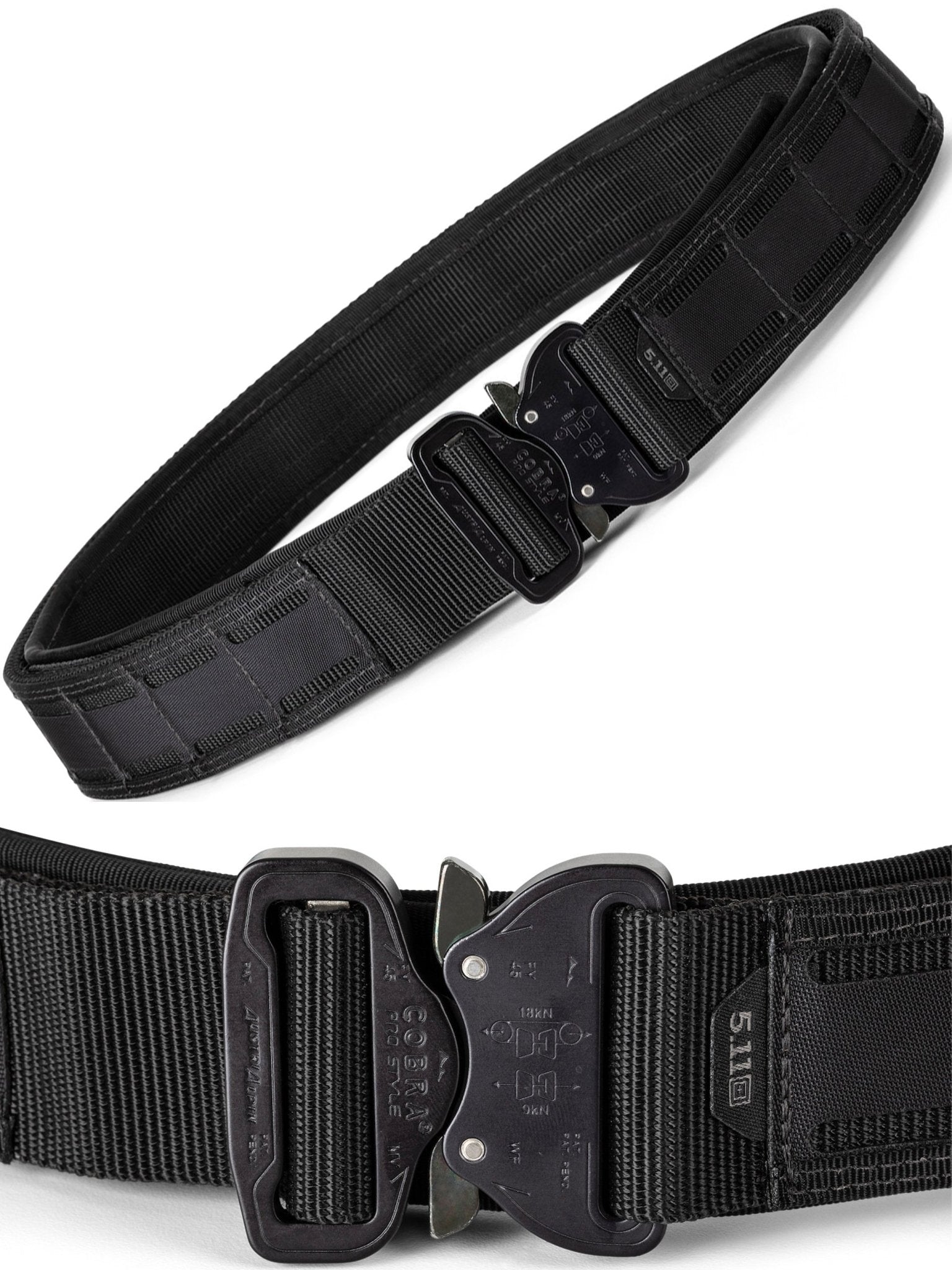 5.11 Tactical - 5.11 Maverick Battle Belt - Style 56664 TAC - LAM Nylon Webbing COBRA Buckle
