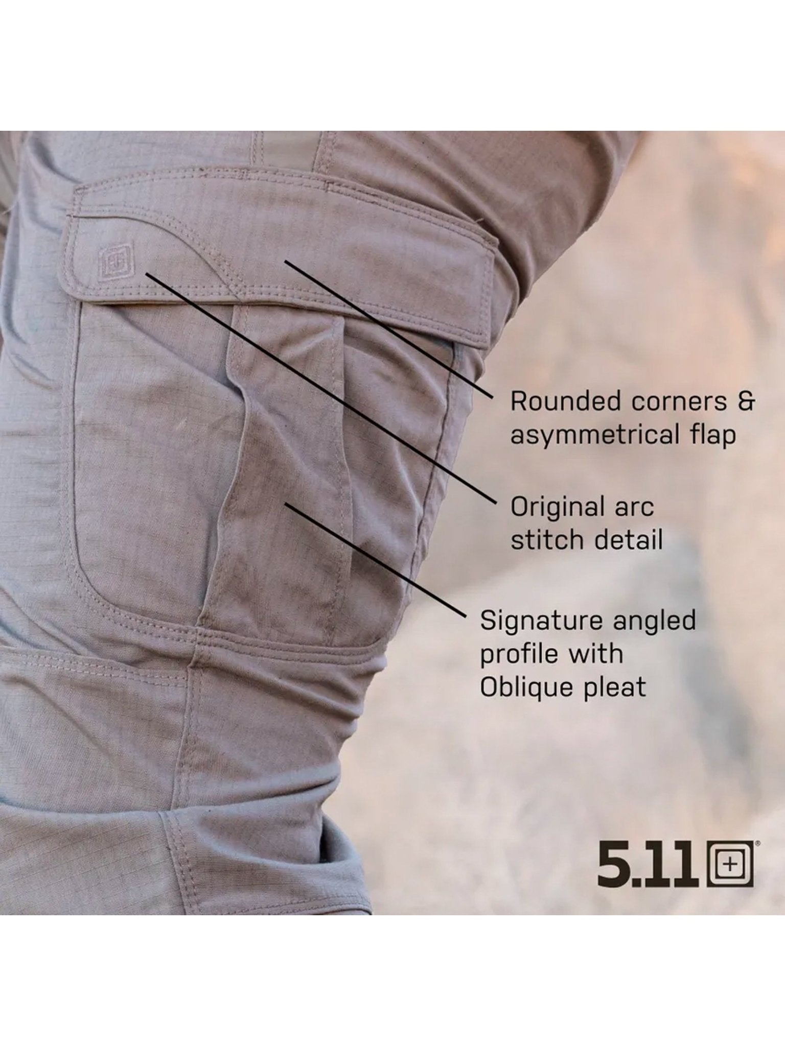 5.11 Tactical - 5.11 STRYKE® PANT - Mens Stryke trouser Ripstop, Teflon finished, knee pocket - Style 74369
