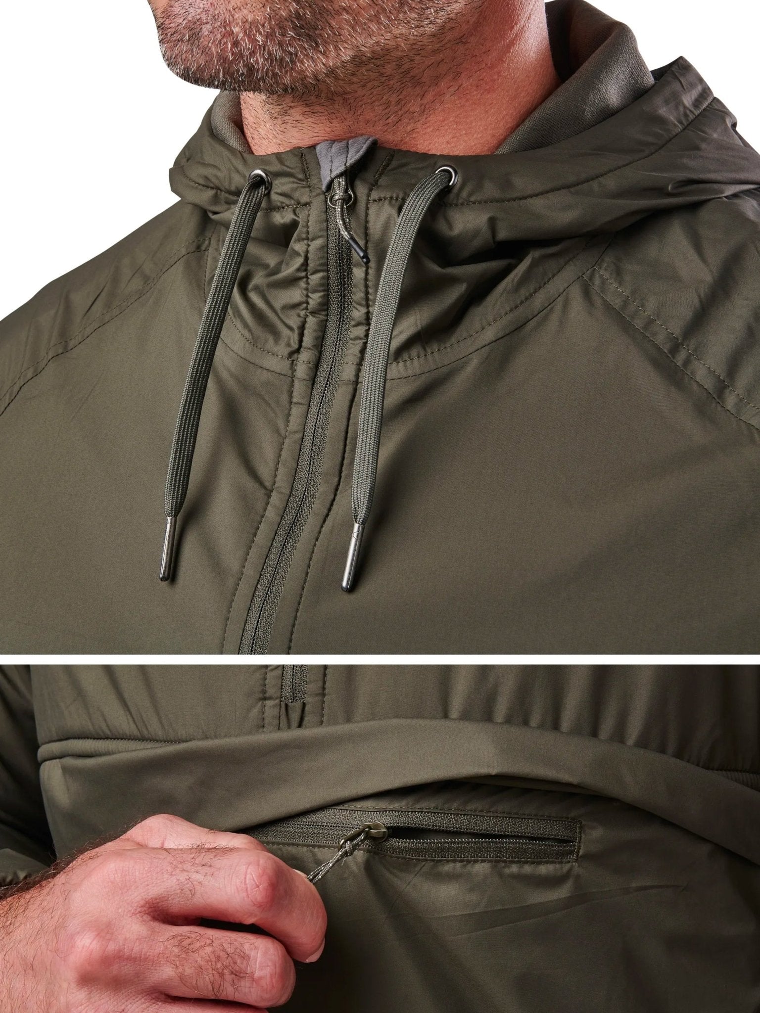 5.11 Tactical - WARNER ANORAK JACKET / SMOCK - Polyester fleece - Style 78045