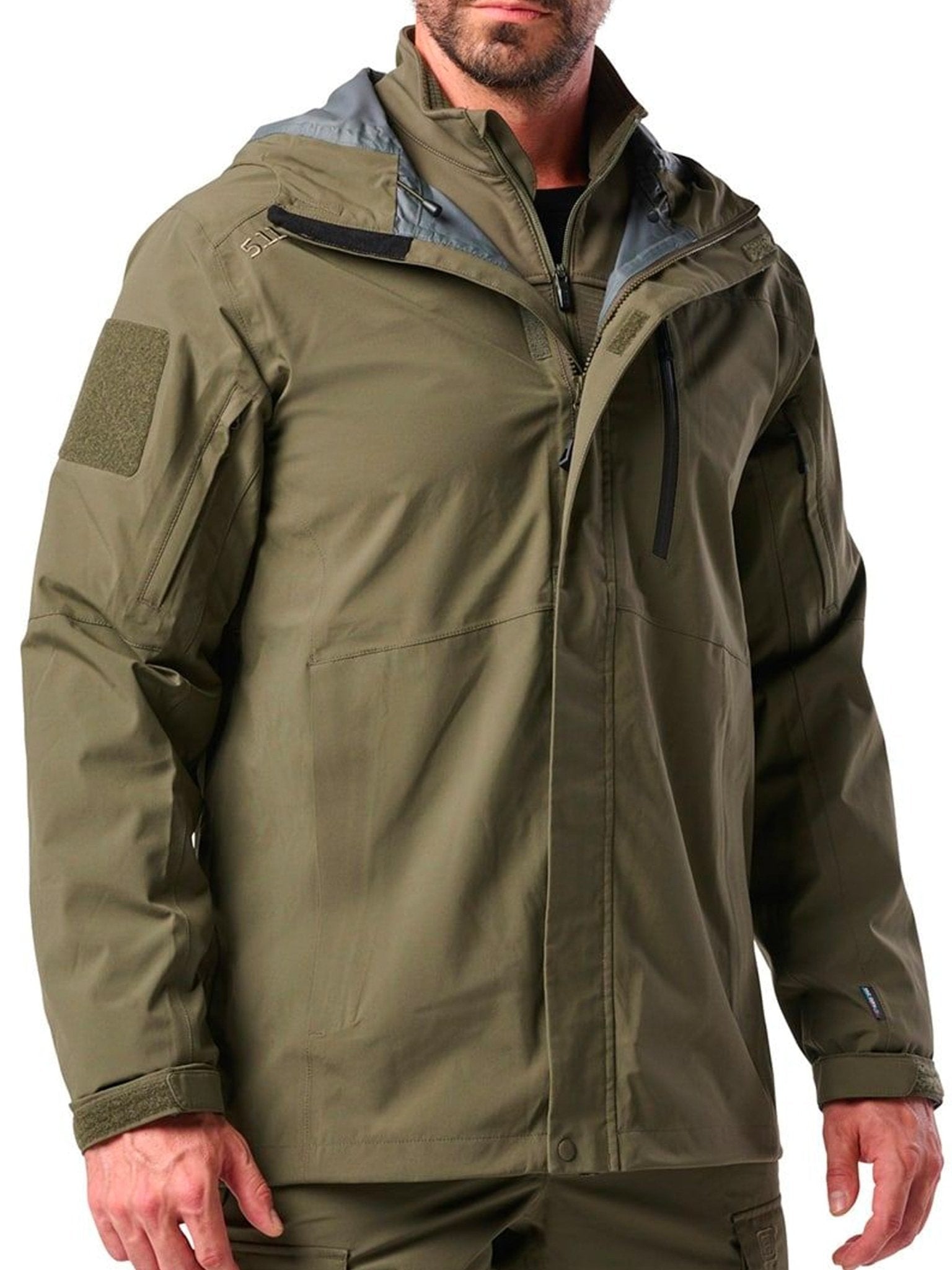 5.11 Tactical - Waterproof & Breathable Force Rainshell Jacket - EN 343 Certified