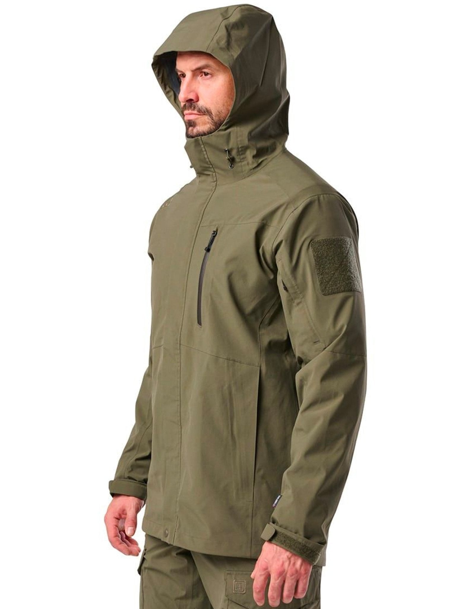 5.11 Tactical - Waterproof & Breathable Force Rainshell Jacket - EN 343 Certified