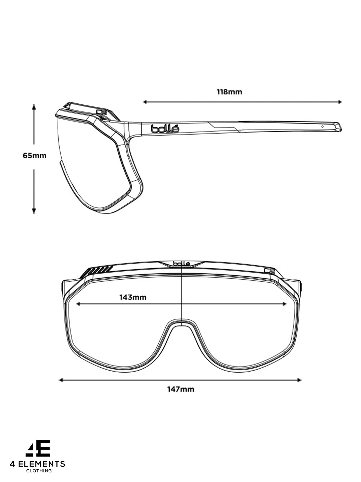 Bolle - CHRONOSHIELD Sunglasses Black Matte - Phantom Clear 1 Green Photochromic