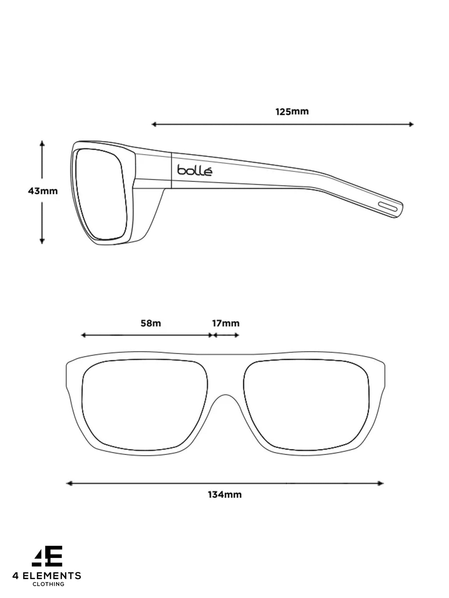 Bolle - VULTURE Sunglasses Black Matte - 1 Brown Fire