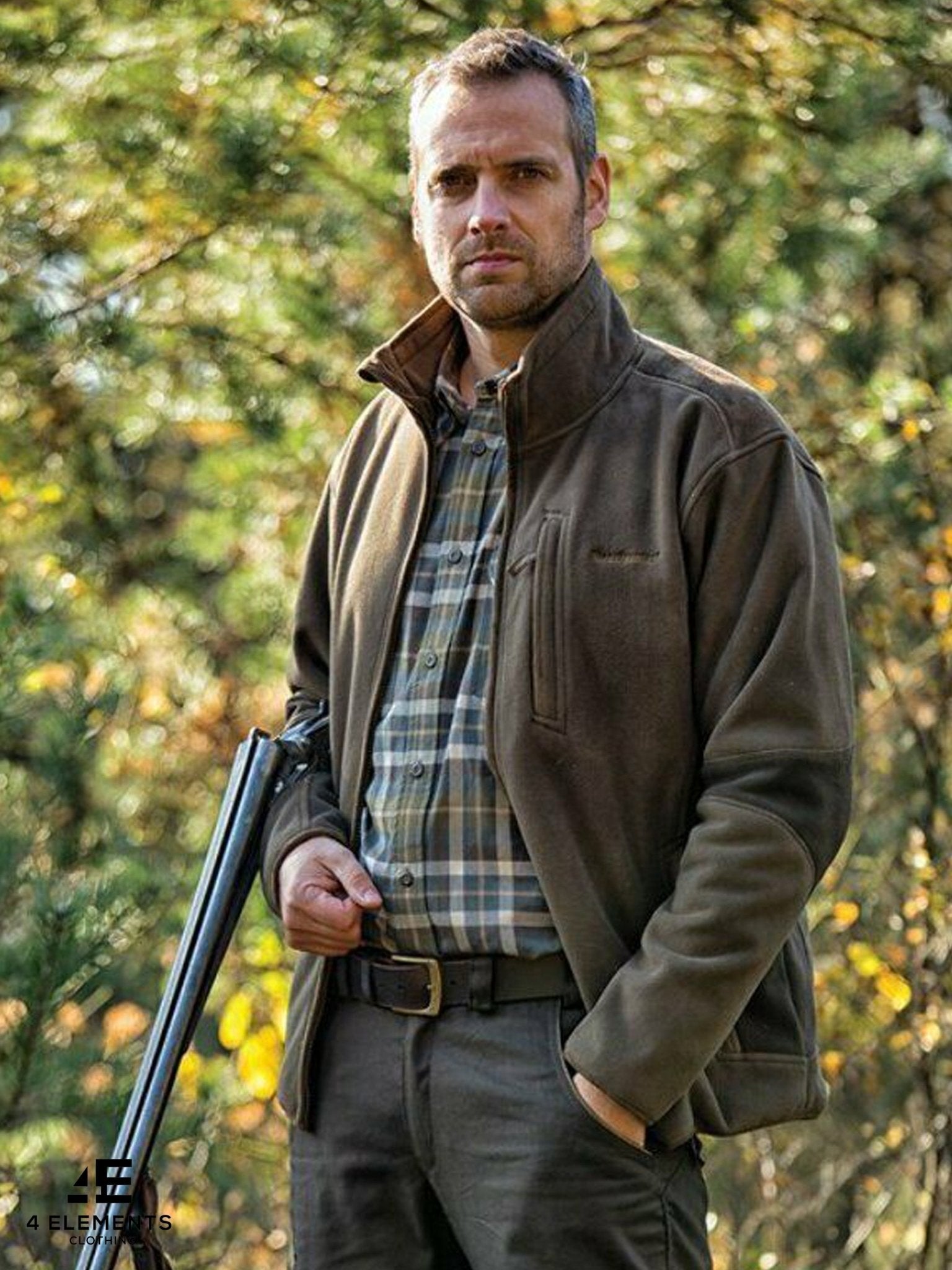Deerhunter - Gamekeeper Waterproof Bonded Fleece Mens Jacket / Mens Fleece Jacket