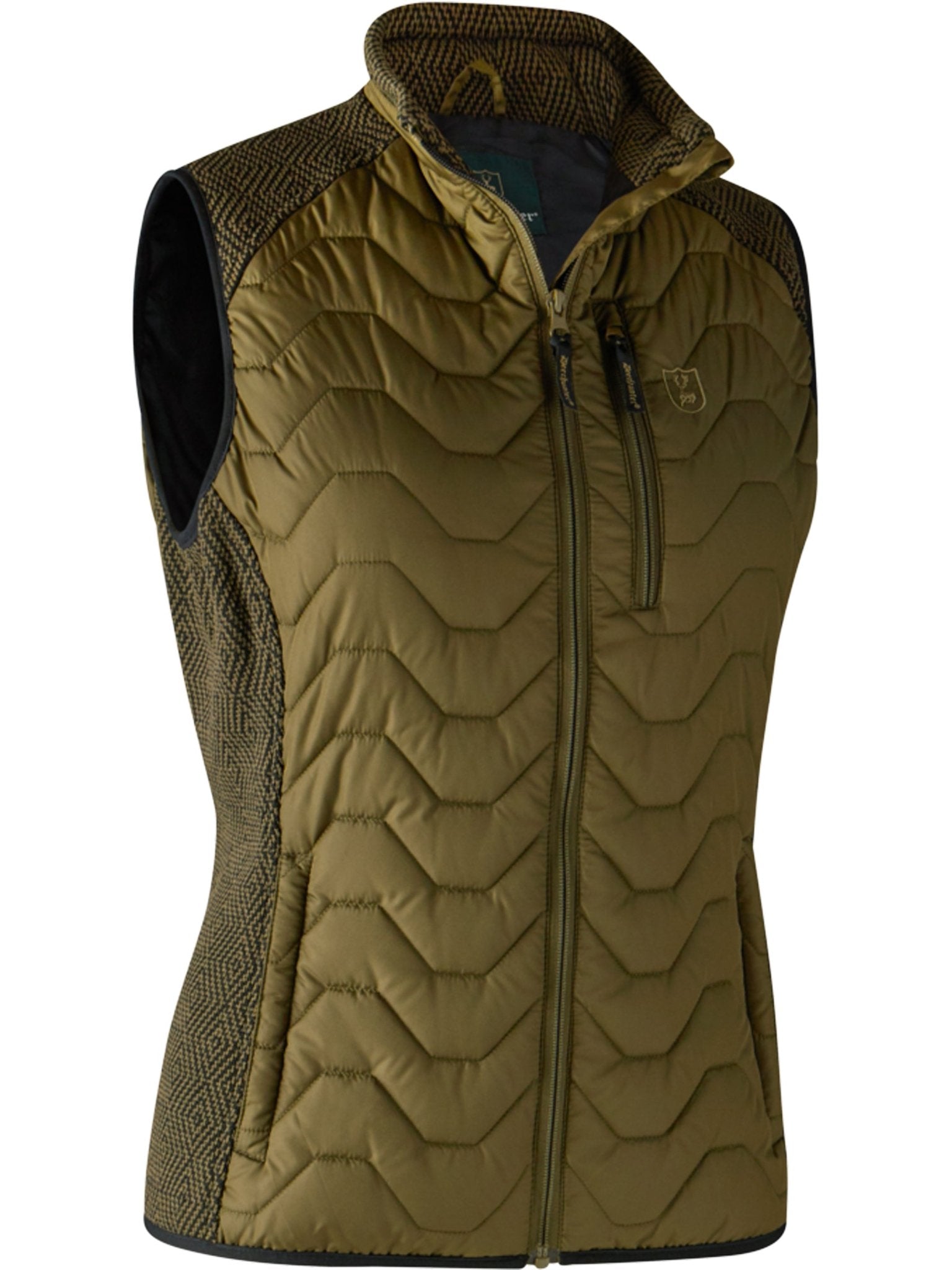 Deerhunter - Insulated padded Ladies Gilet - Lady Beth Padded Waistcoat / Gilet / Bodywarmer with knit