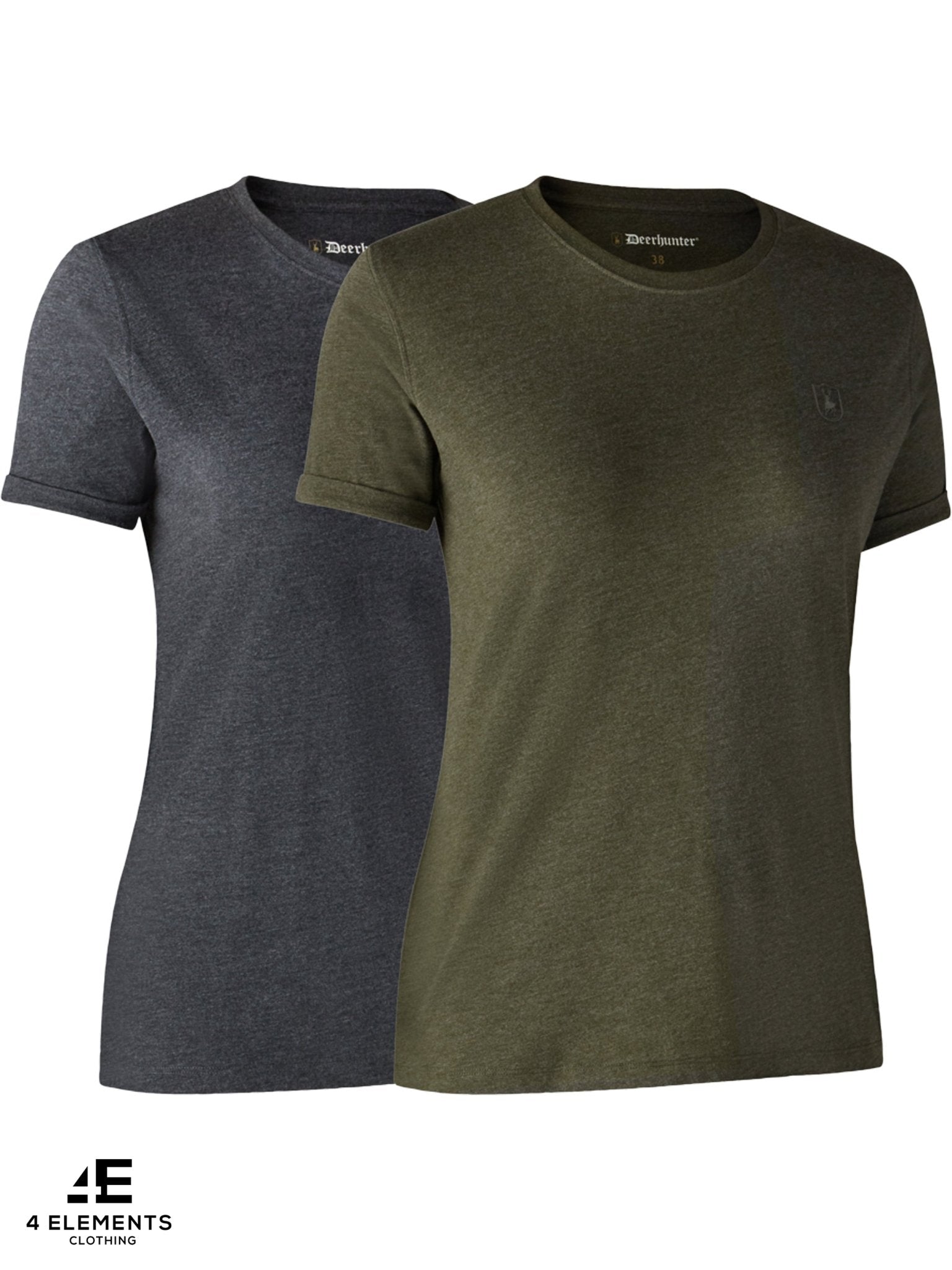 Deerhunter - Ladies Basic 2 - pack T-shirt / Ladies tee shirts