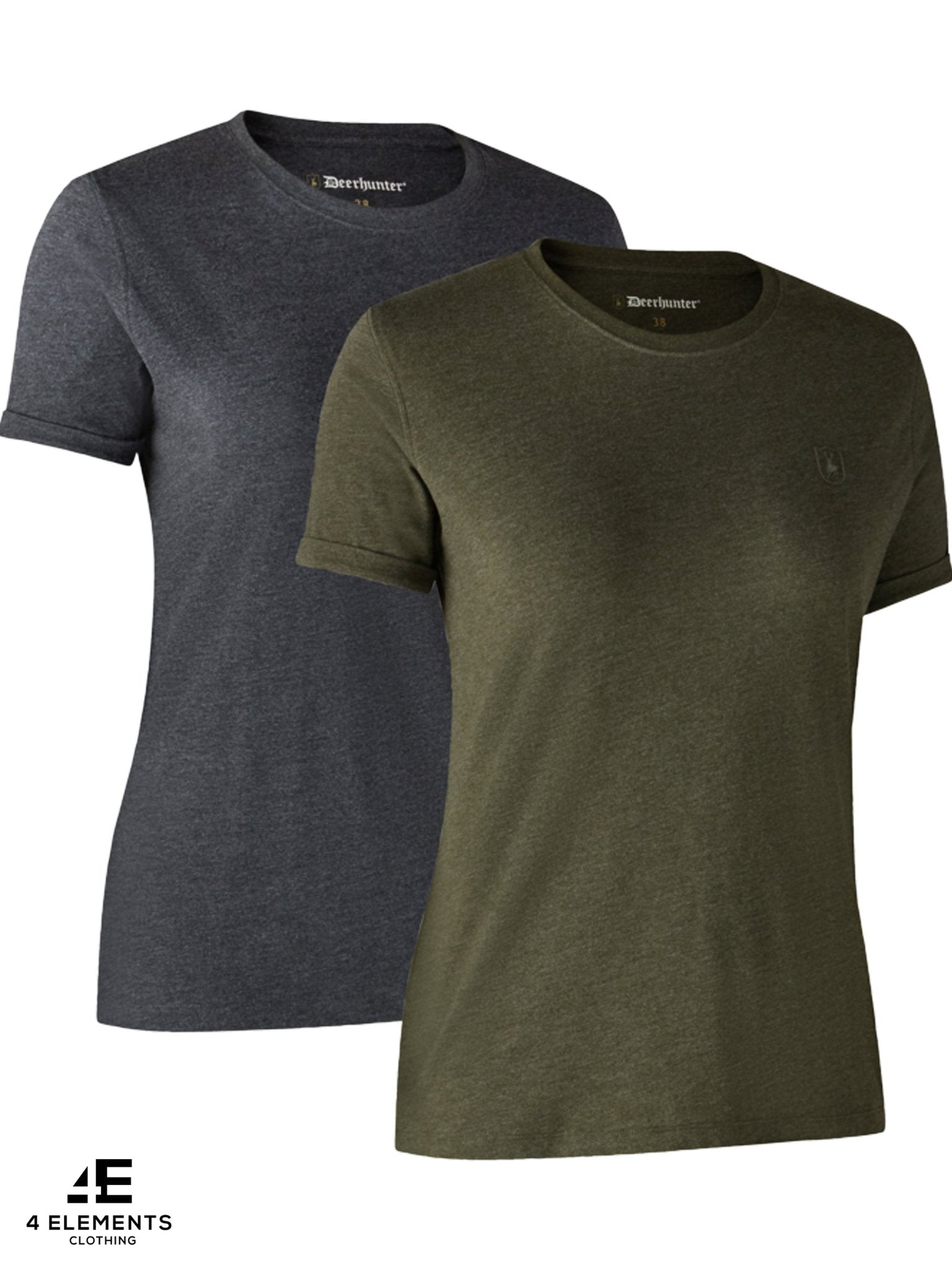 Deerhunter - Ladies Basic 2 - pack T-shirt / Ladies tee shirts
