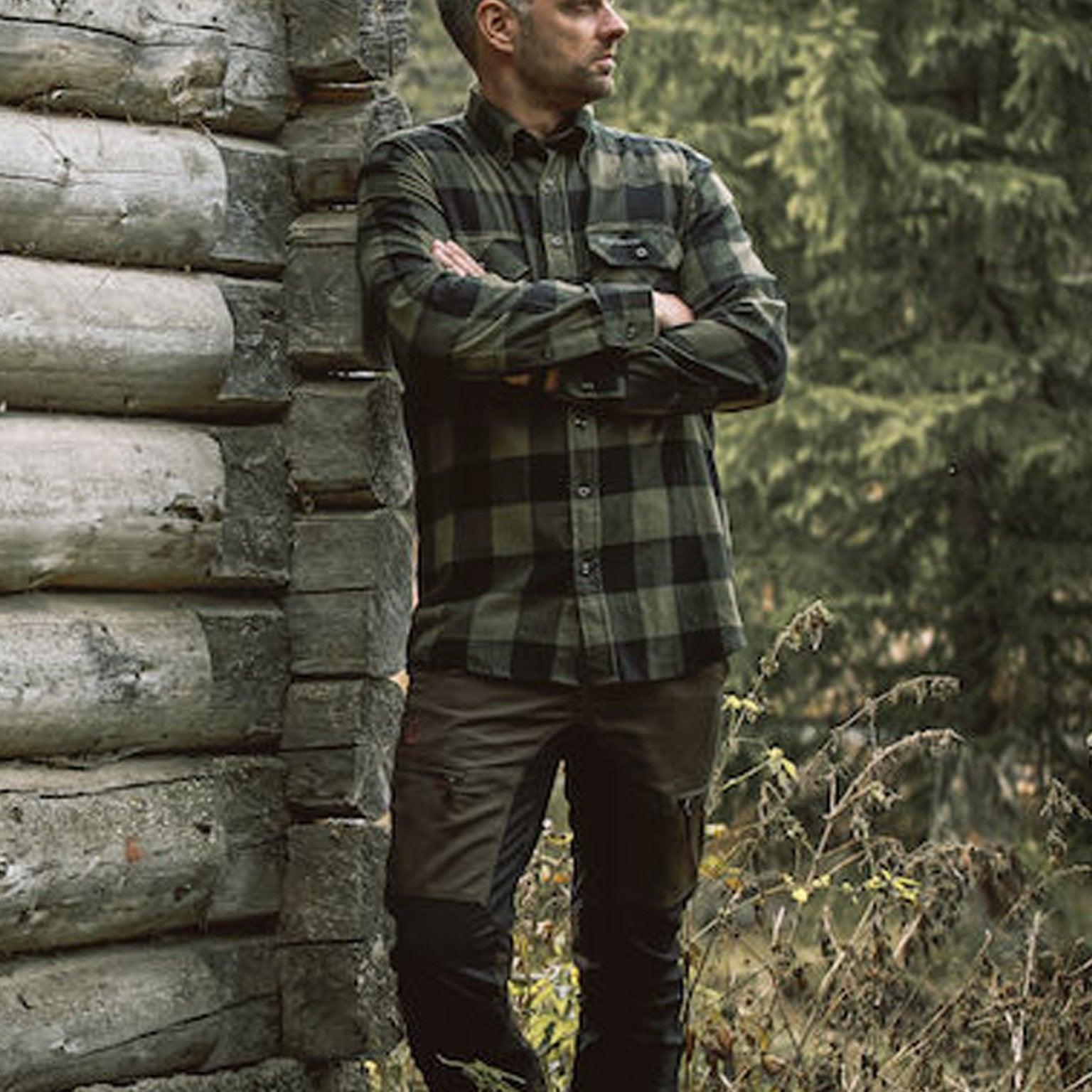 Deerhunter - Marvin Check casual / Country mens Shirt