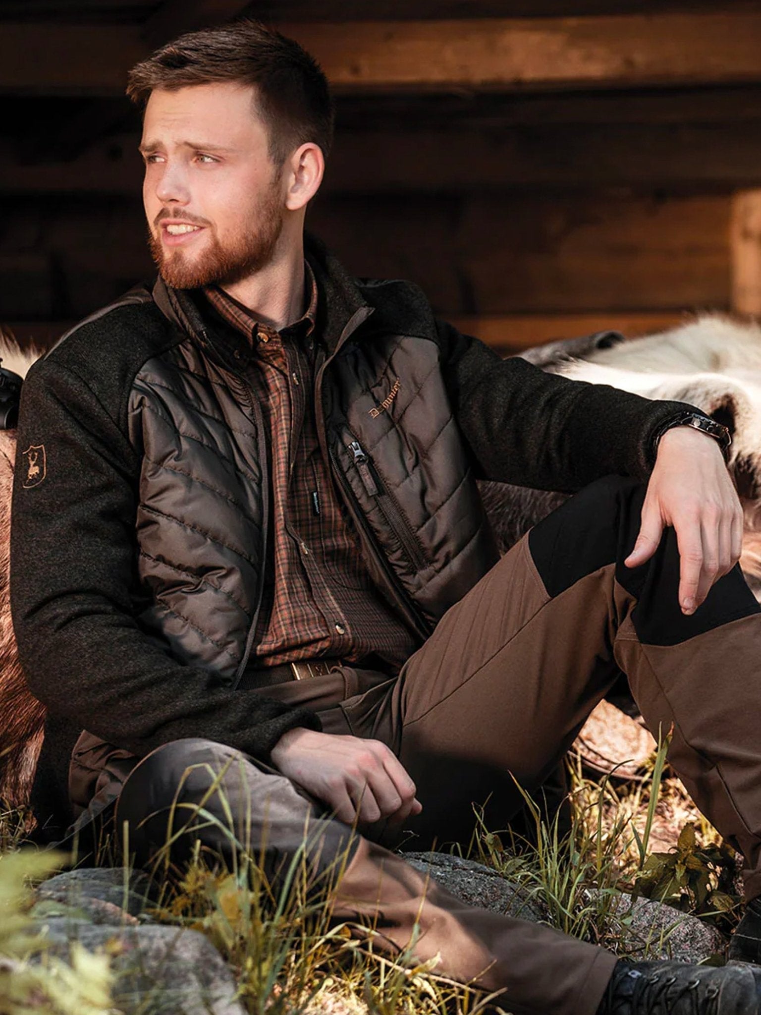 Deerhunter - Moor Padded Jacket with Knit / Mens Jacket