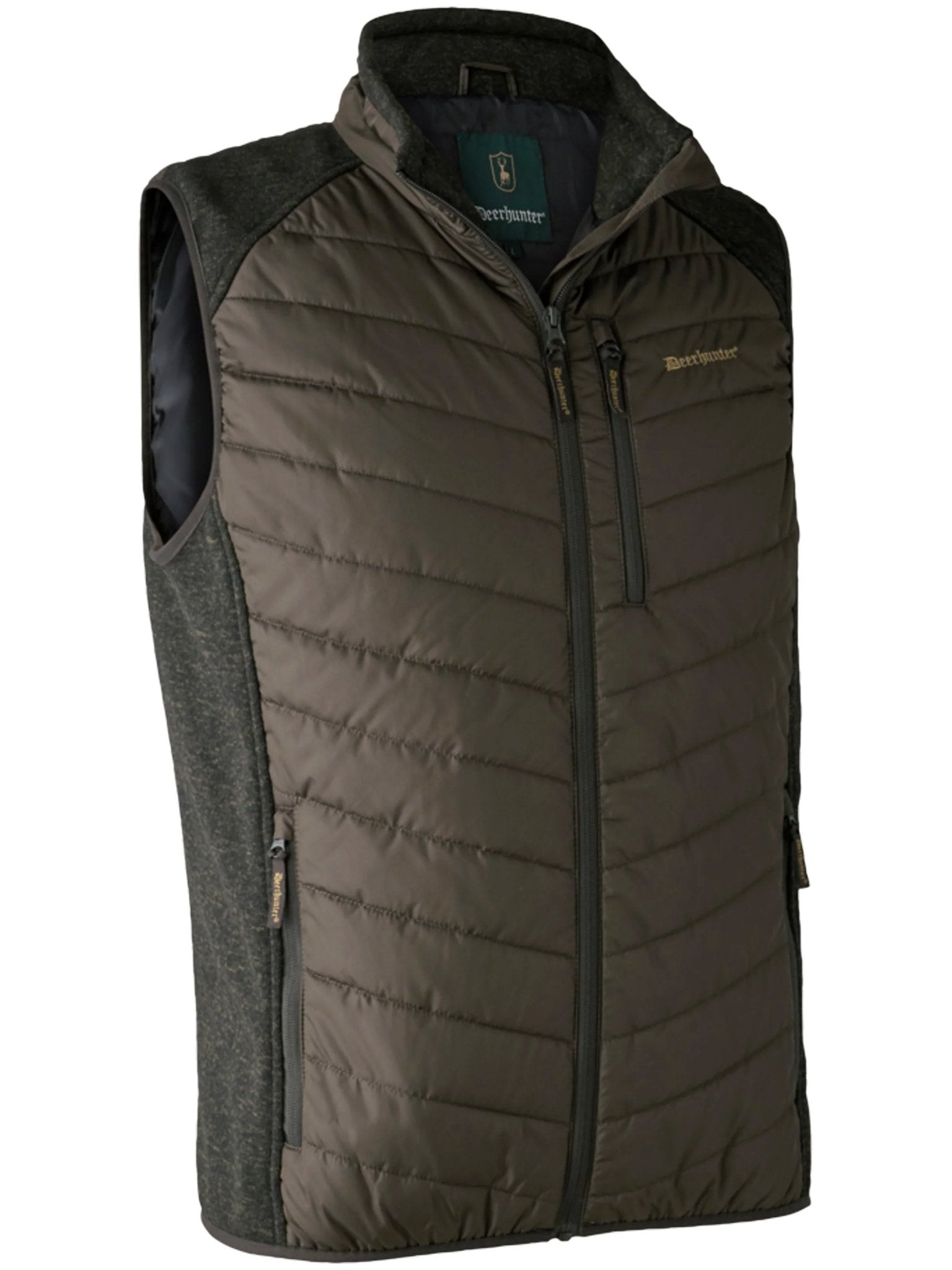 Deerhunter - Moor Padded Mens Gilet/ Bodywarmer / Mens Waistcoat with knit