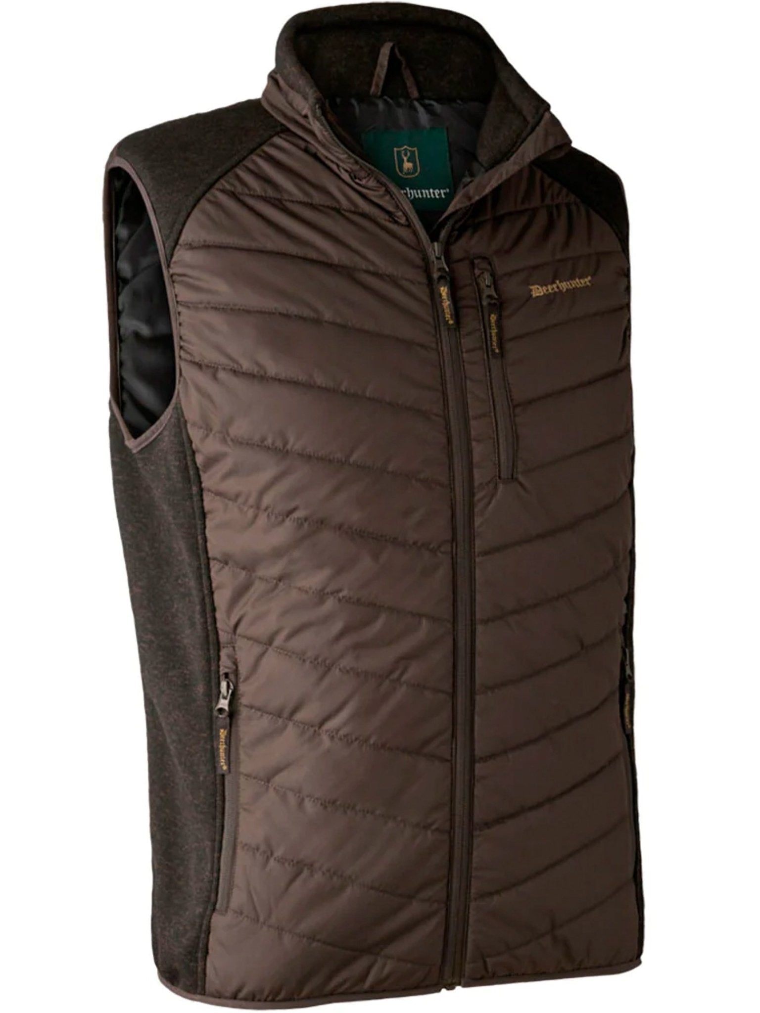 Deerhunter - Moor Padded Mens Gilet/ Bodywarmer / Mens Waistcoat with knit