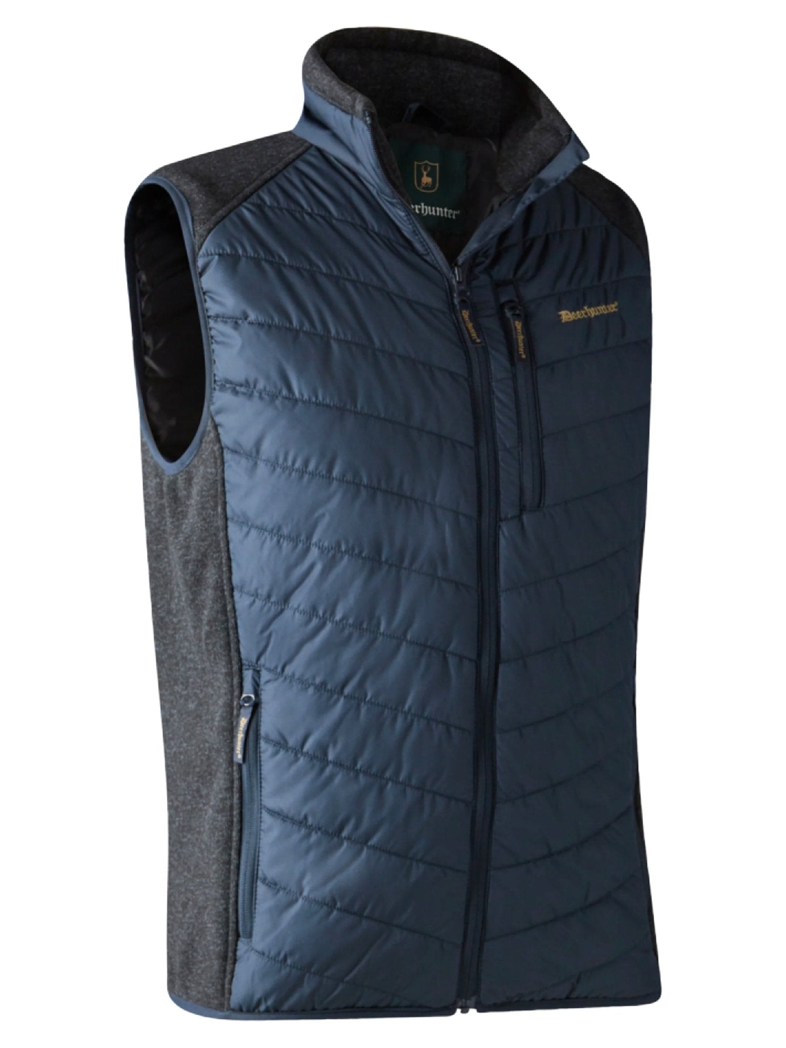 Deerhunter - Moor Padded Mens Gilet/ Bodywarmer / Mens Waistcoat with knit