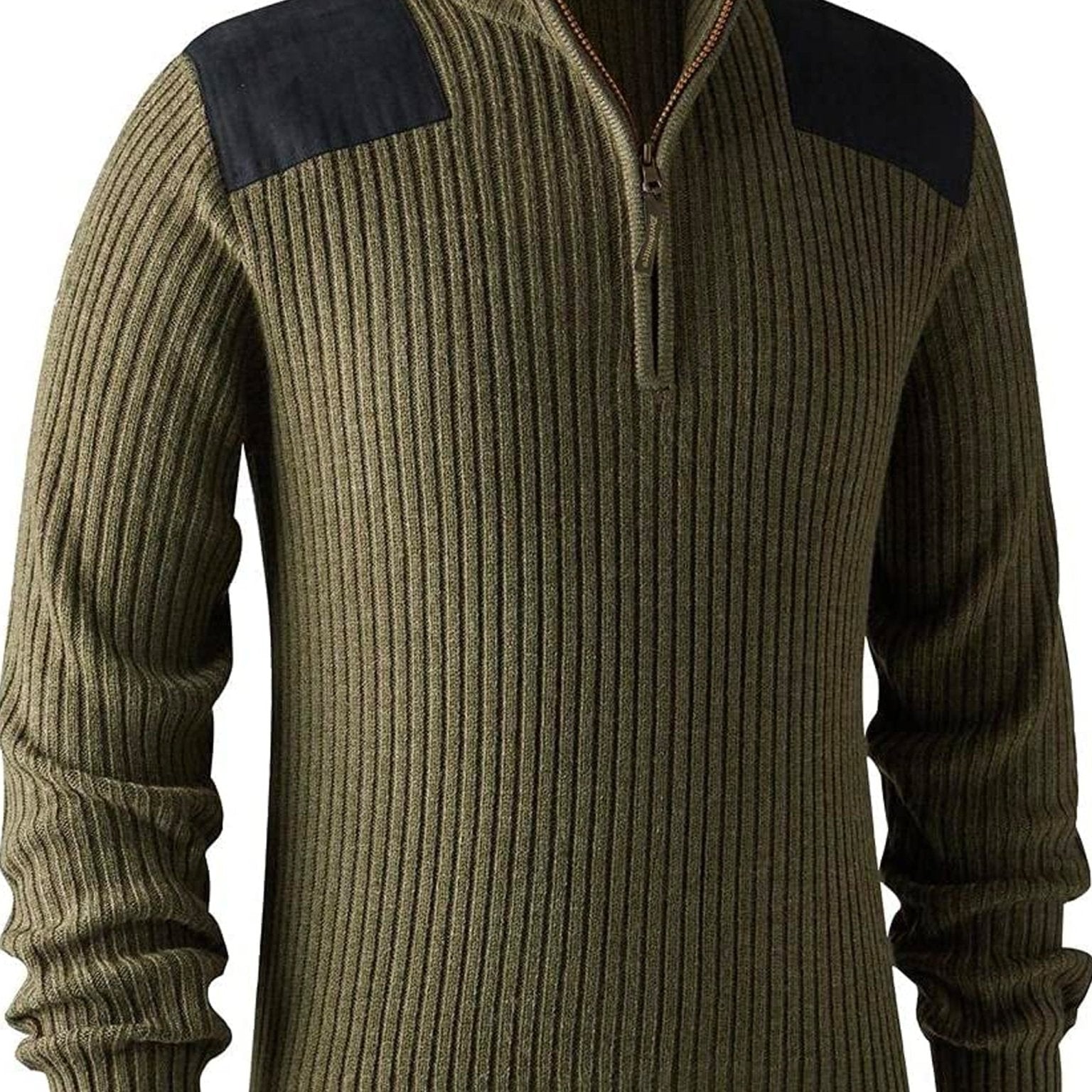 4elementsclothingDeerhunterDeerhunter - Rogaland knit pullover / jumper with quarter ZipKnitwear8726-354-48