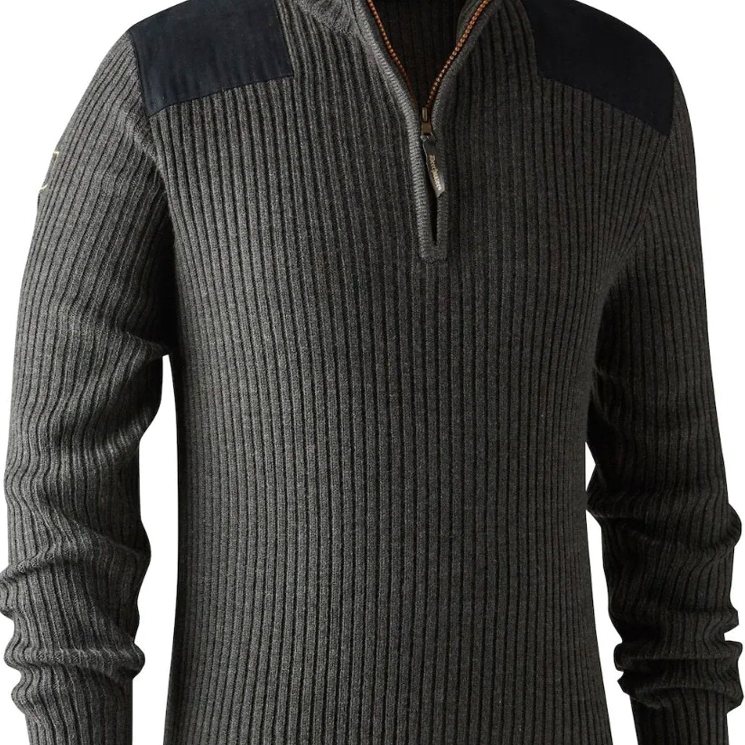 4elementsclothingDeerhunterDeerhunter - Rogaland knit pullover / jumper with quarter ZipKnitwear8726-957-S