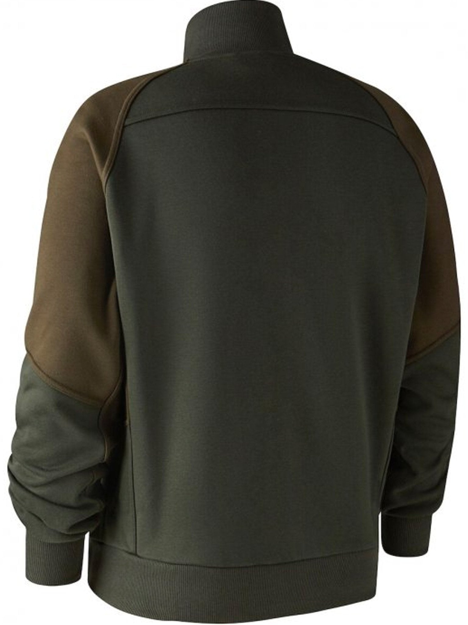 4elementsclothingDeerhunterDeerhunter - Rogaland Sweat with Rib Neck - Mens full zip sweater / fleece jacket in Adventure GreenKnitwear8772-353-S