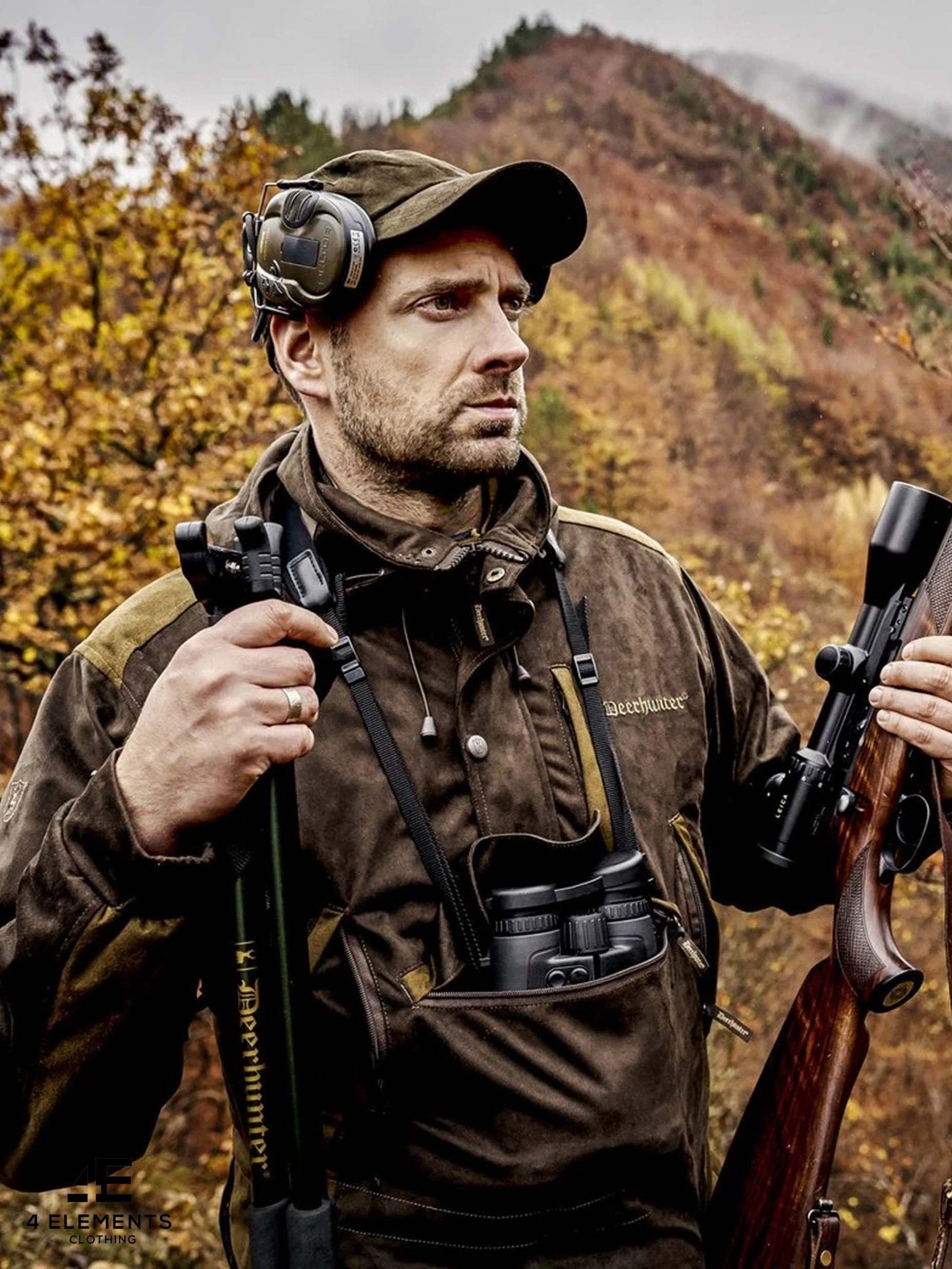 Deerhunter - waterproof Smock Mens coat and jacket Explore, Breathable and taped seams