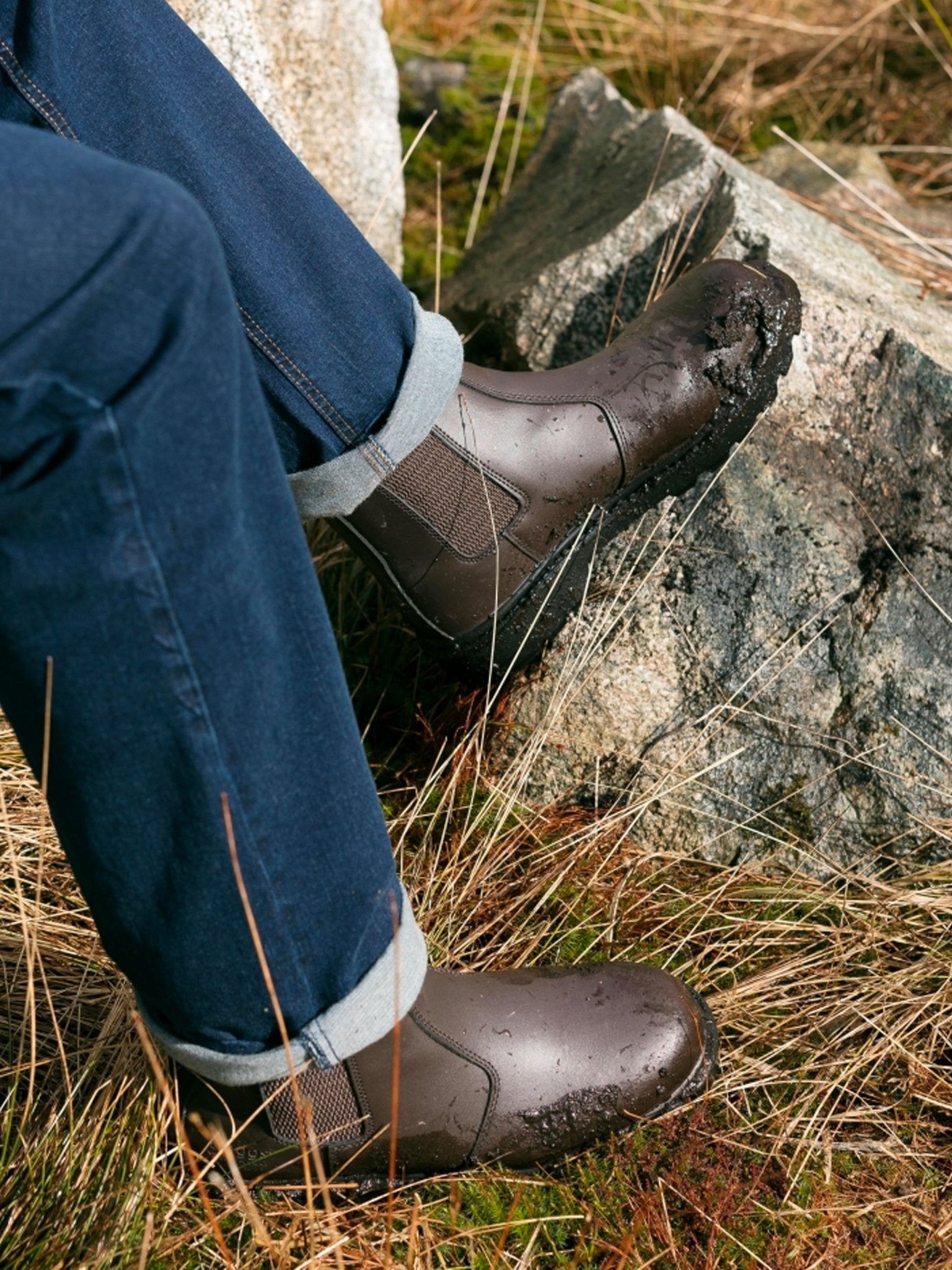 Hoggs of Fife - Safety Steel Toe Dealer Boot / Safety Chelsea boot Steel Toe boots Classic D2 / D3