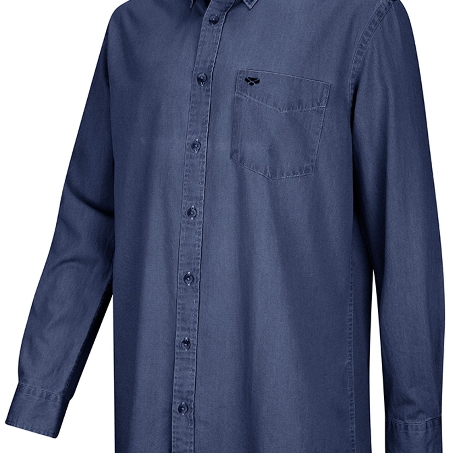 4elementsclothingHoggs of FifeHoggs of Fife - Archerfield Denim Mens Shirt - Mens Long sleeve Shirt BlueShirtARCH/DW/1