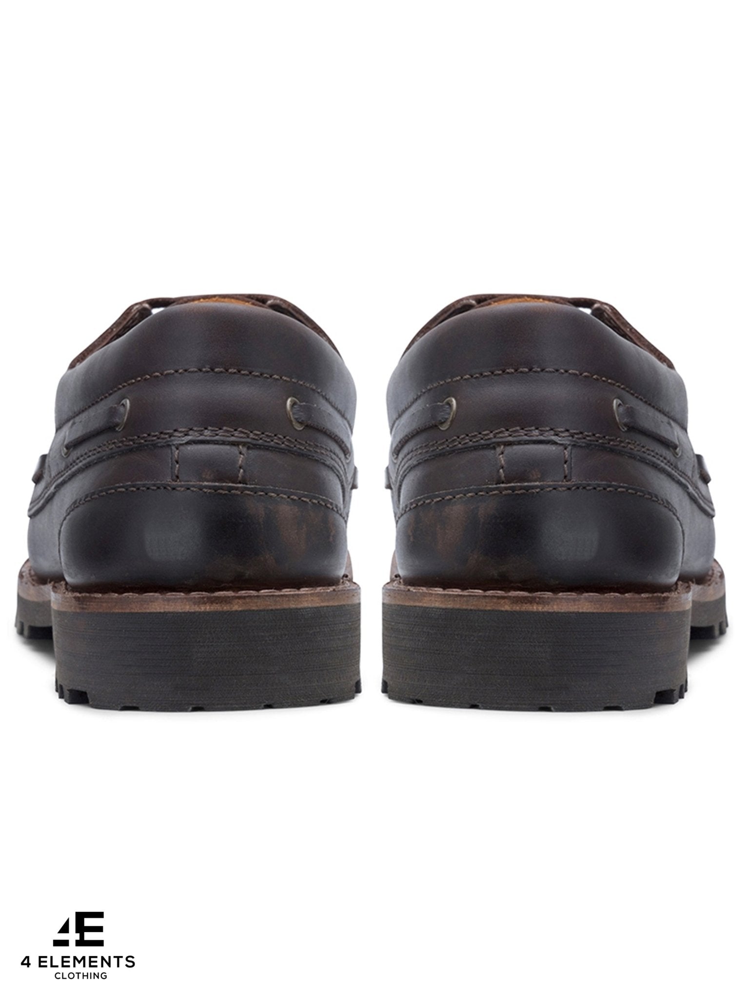 Hoggs of Fife - Boat Shoe with lugged country sole / Moccasin style Kintyre Country shoes