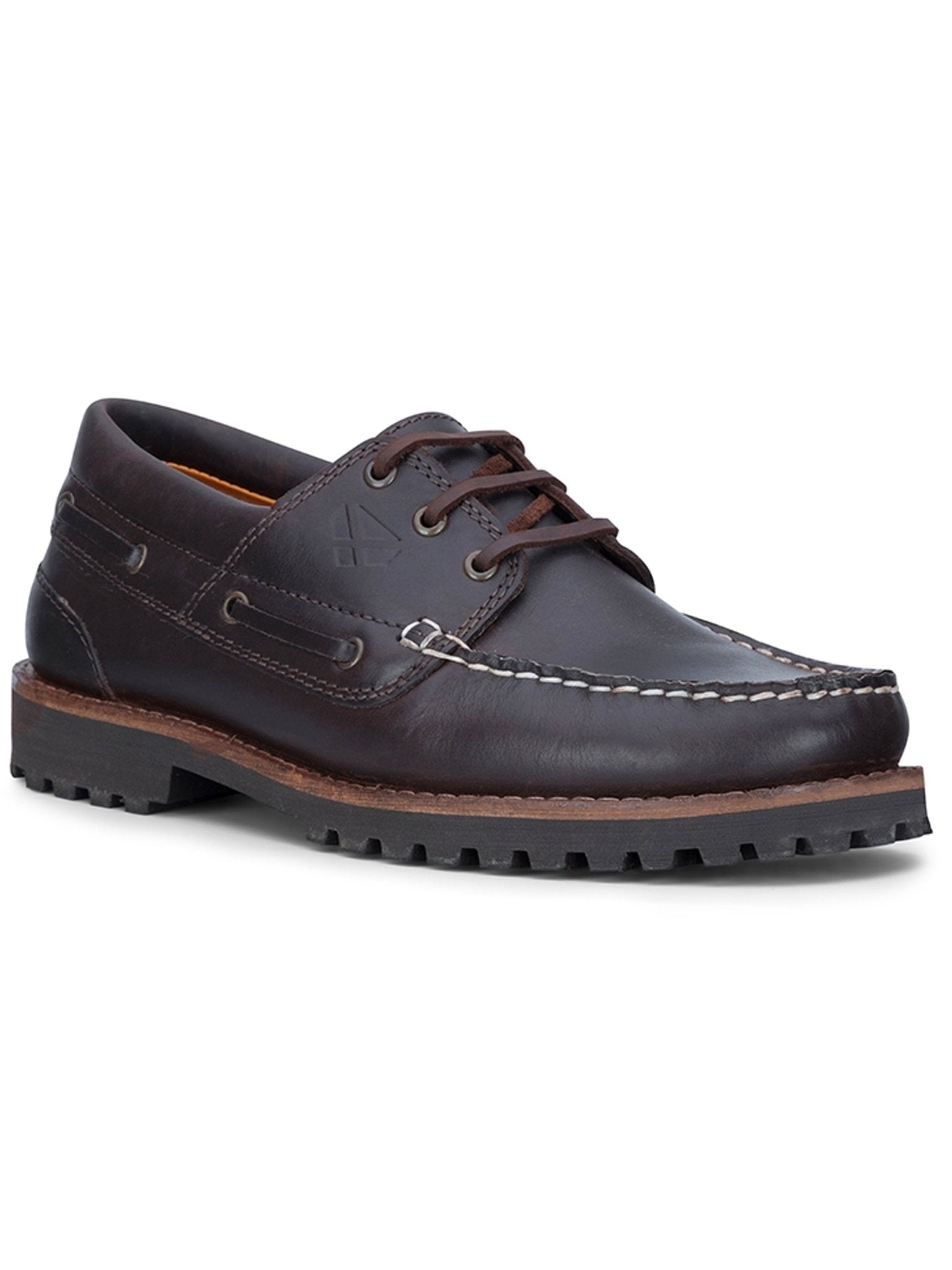 Hoggs of Fife - Boat Shoe with lugged country sole / Moccasin style Kintyre Country shoes