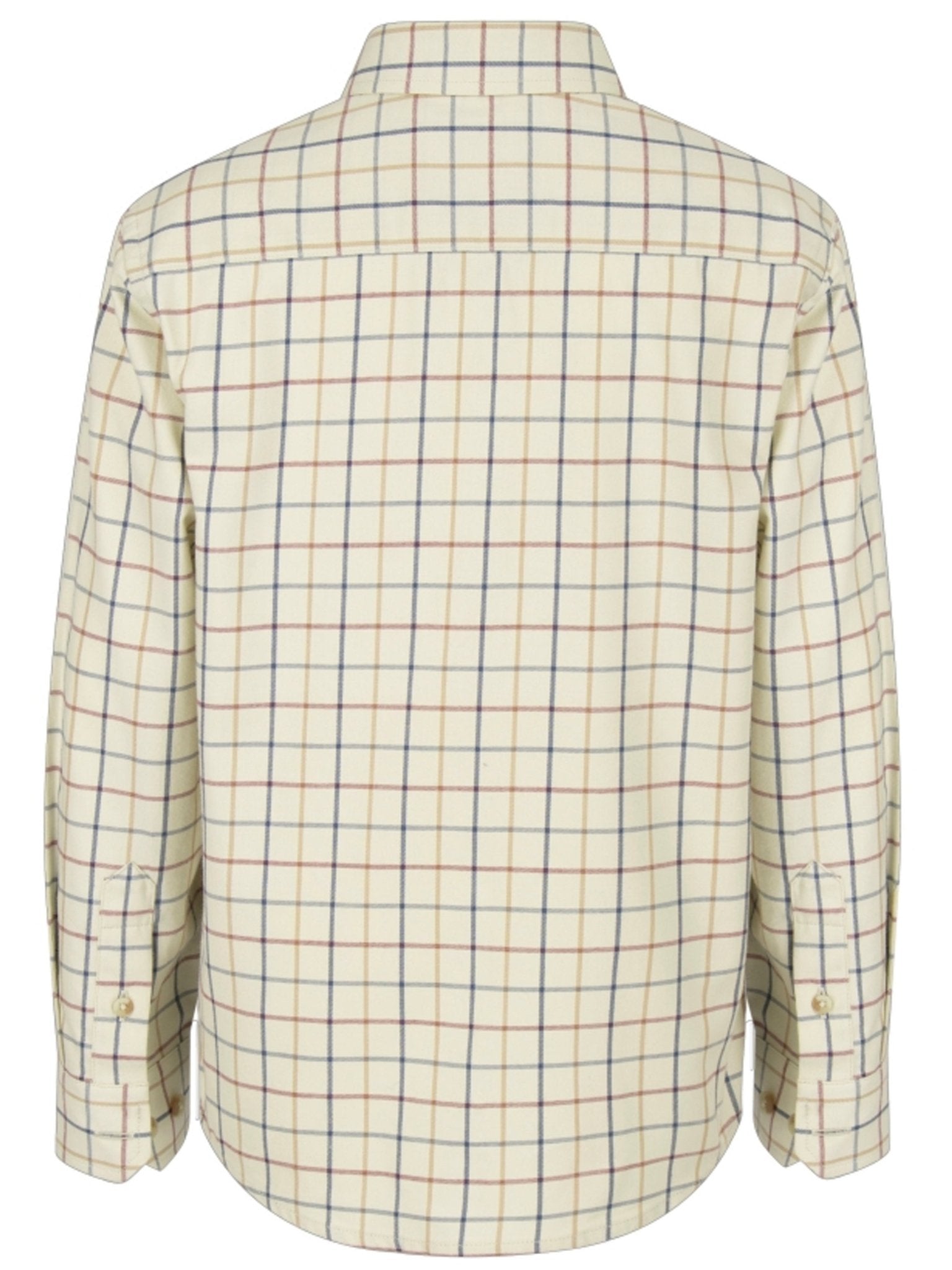 Hoggs of Fife - Childrens / Kids Junior Tattersall check Shirt - Ambassador Long sleeve