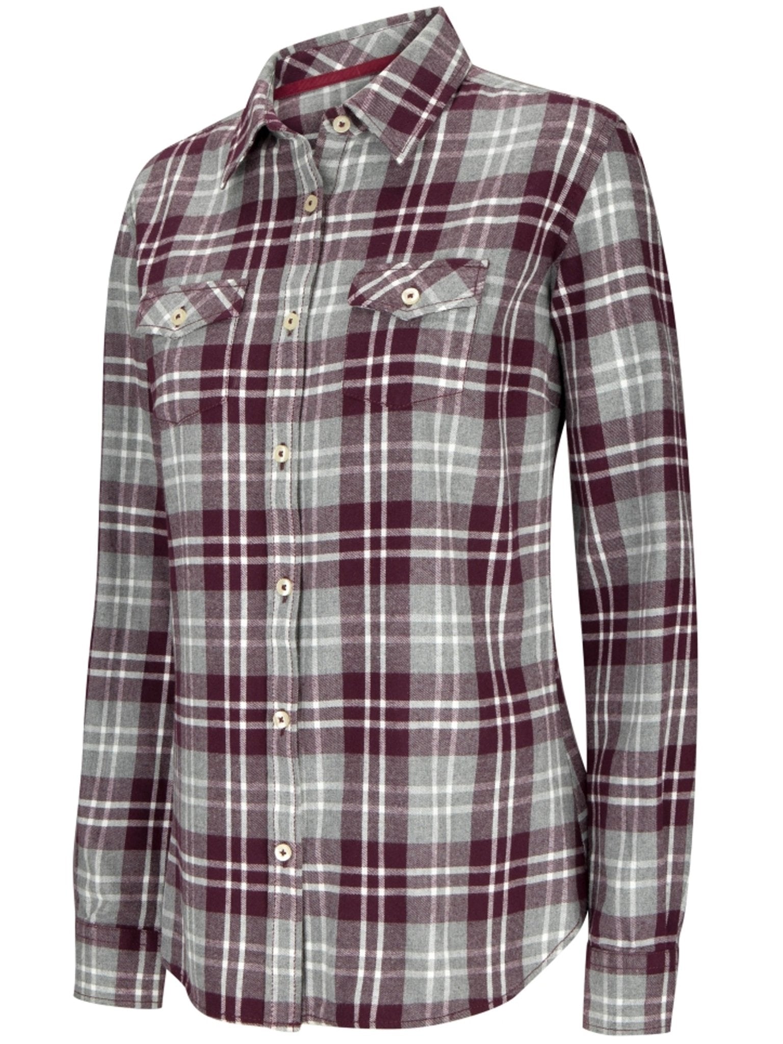 Hoggs of Fife - Eilidh Ladies Long sleeve shirt / brushed flannel ladies check shirt