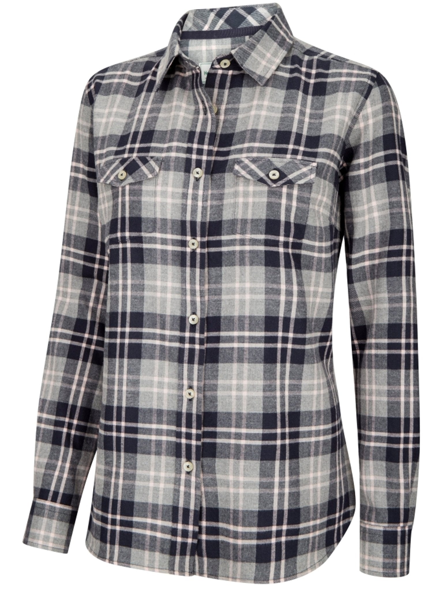 Hoggs of Fife - Eilidh Ladies Long sleeve shirt / brushed flannel ladies check shirt