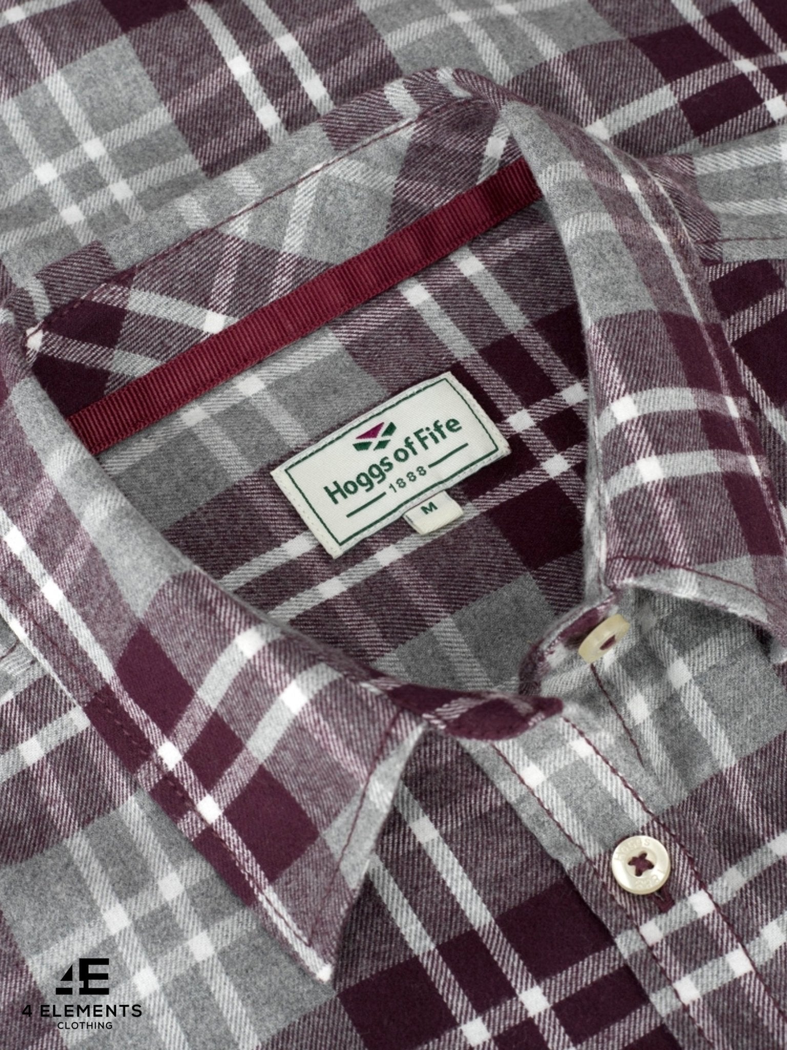 Hoggs of Fife - Eilidh Ladies Long sleeve shirt / brushed flannel ladies check shirt