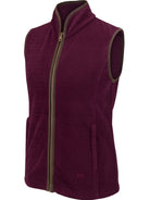 Hoggs of Fife - Ladies Stenton Fleece Gilet / Womens Waistcoat / Bodywarmer