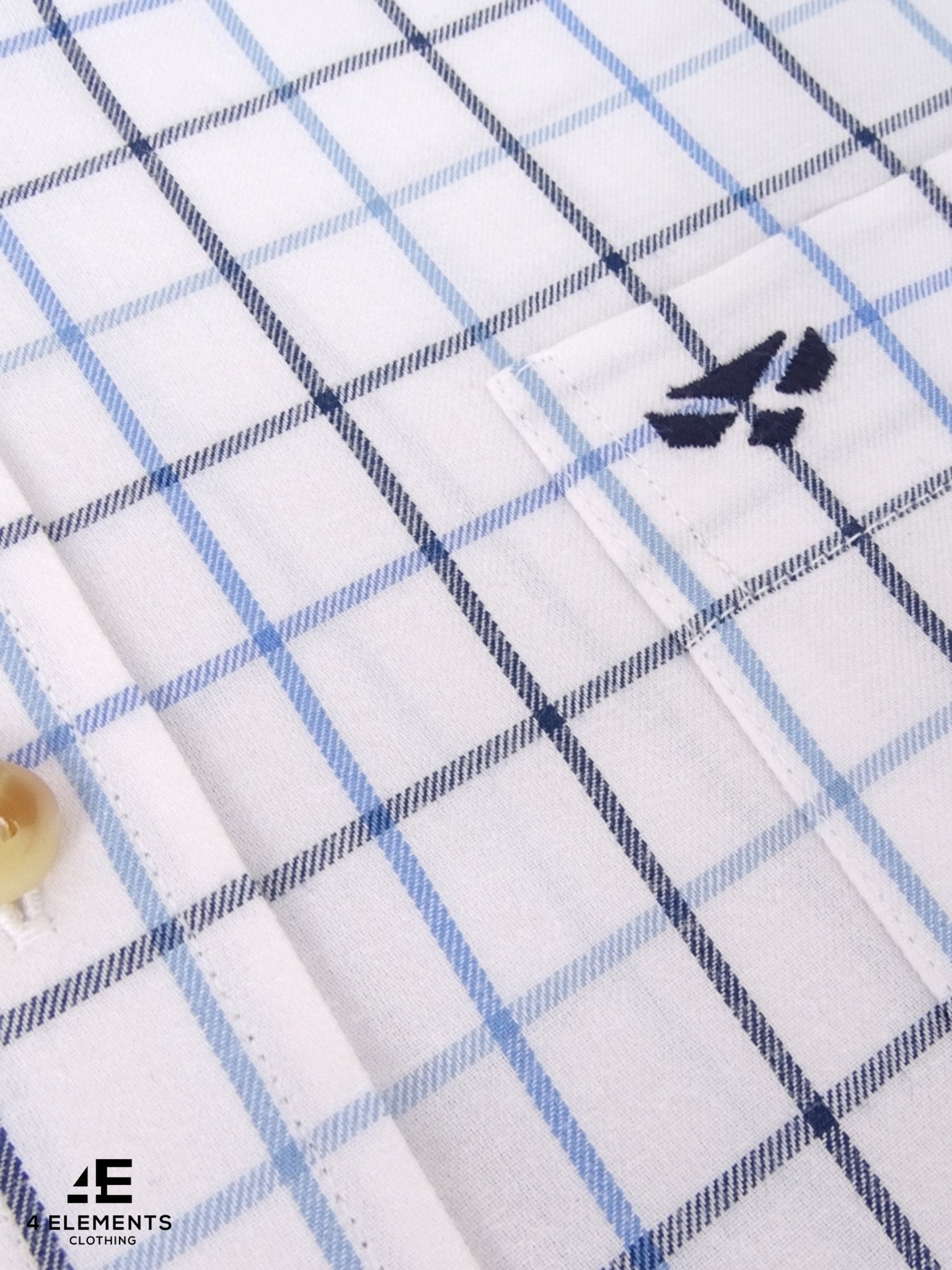 Hoggs of Fife - Mens Check Long Sleeve shirt, Tattersall Mens Shirt - Viscount