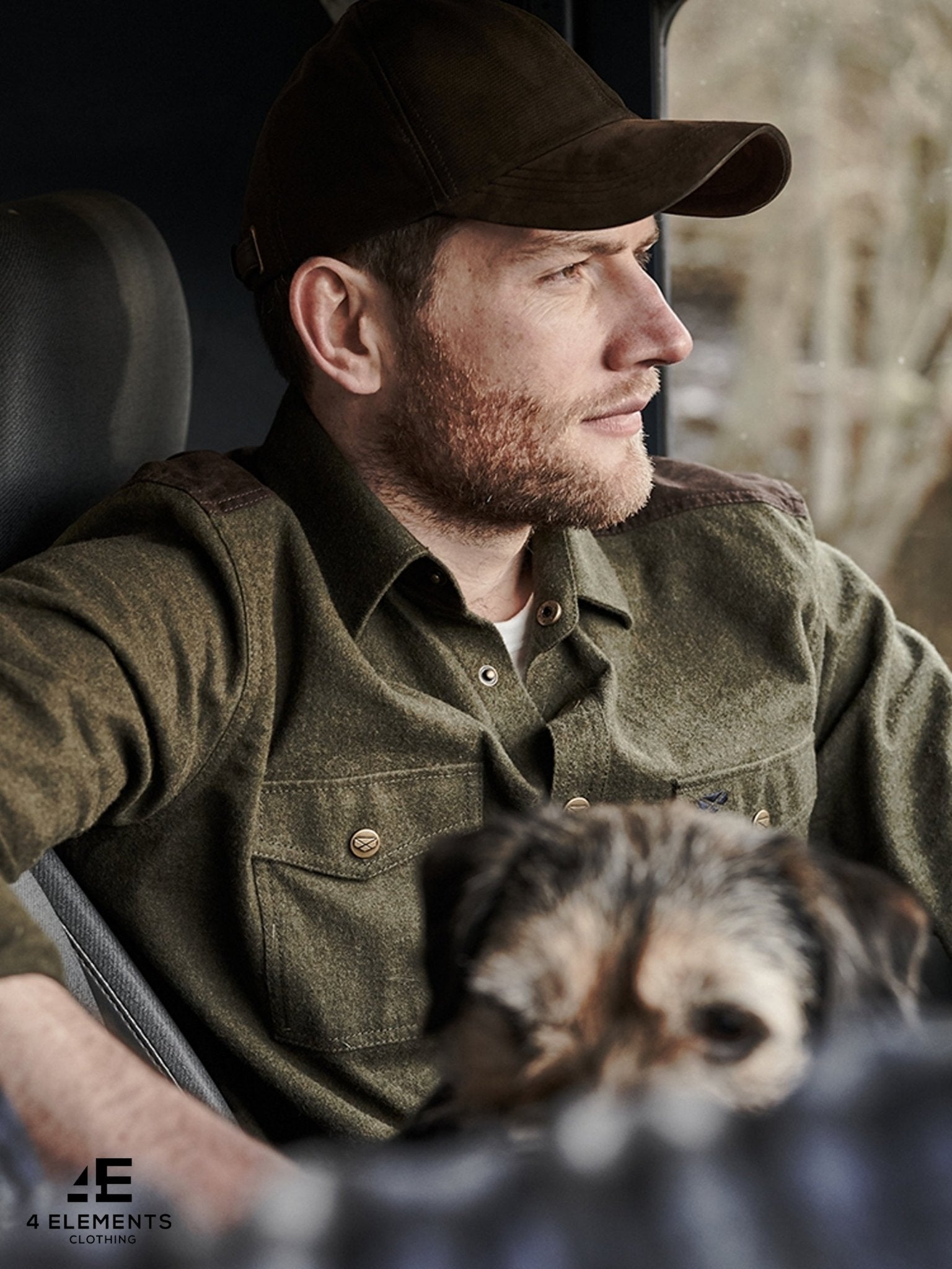 Hoggs of Fife - Mens Flannel Shirt, long sleeve shirt - Dunvegan Mens country shirt