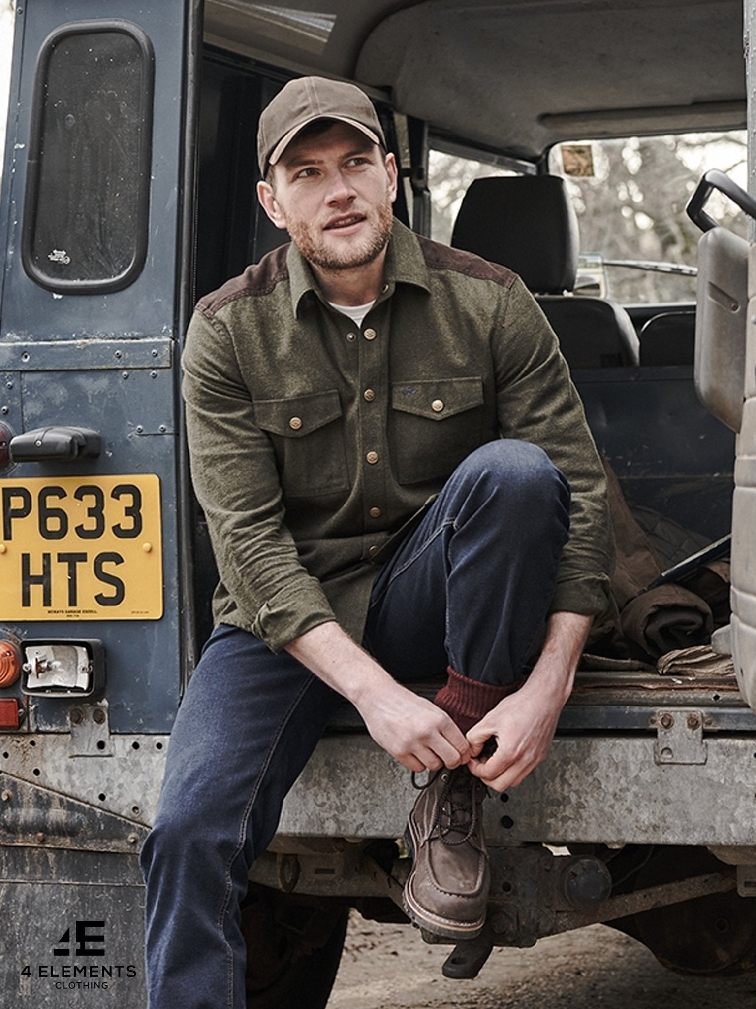 Hoggs of Fife - Mens Flannel Shirt, long sleeve shirt - Dunvegan Mens country shirt