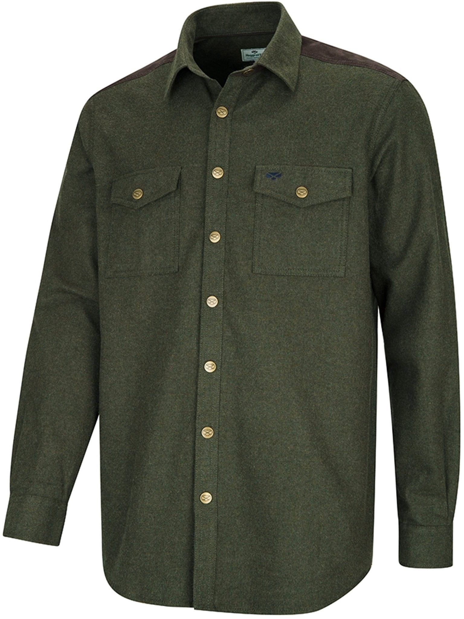 Hoggs of Fife - Mens Flannel Shirt, long sleeve shirt - Dunvegan Mens country shirt