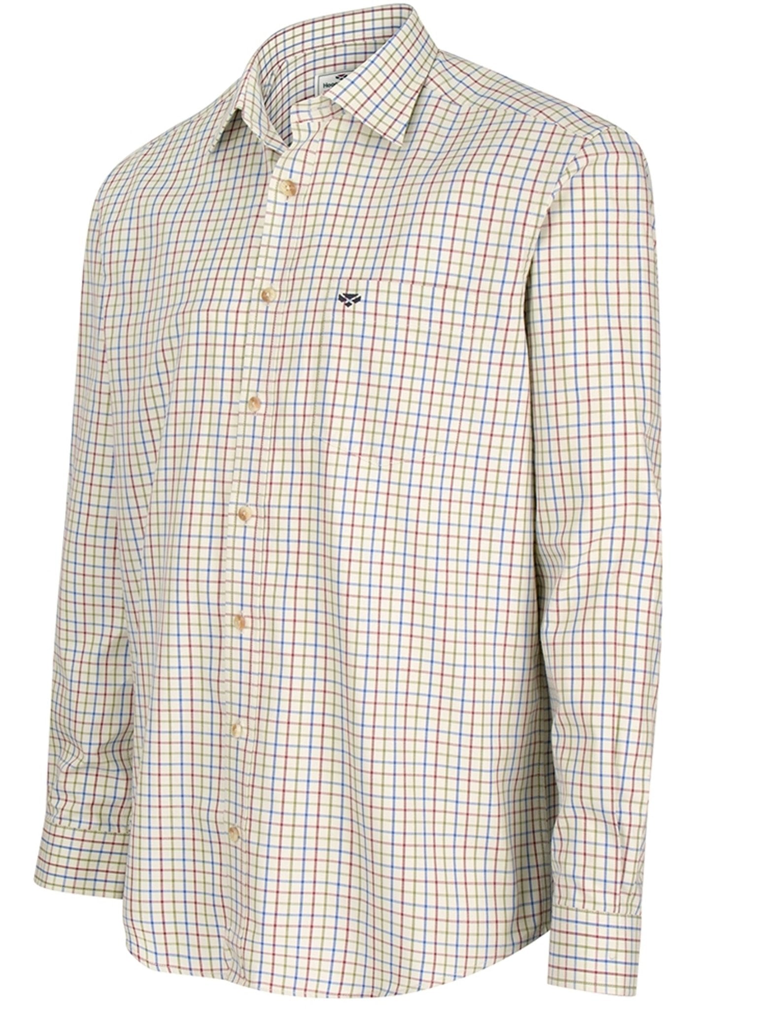 4elementsclothingHoggs of FifeHoggs of Fife - Mens Shirt / Long sleeve check shirt - country casual style - Inverness shirtShirtINVS/WB/1