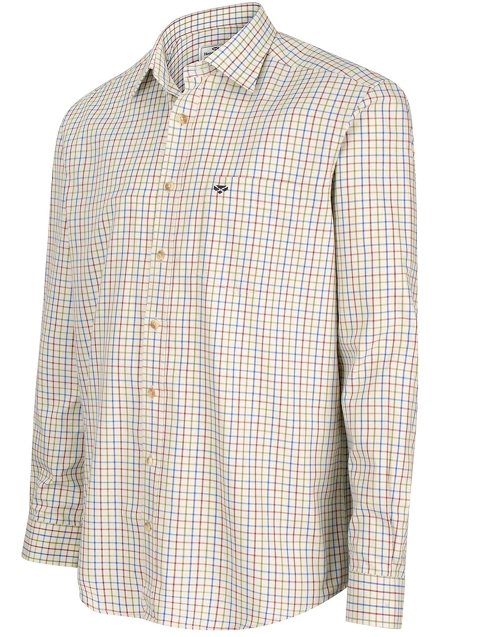 Hoggs of Fife - Mens Shirt / Long sleeve check shirt - country casual style - Inverness shirt