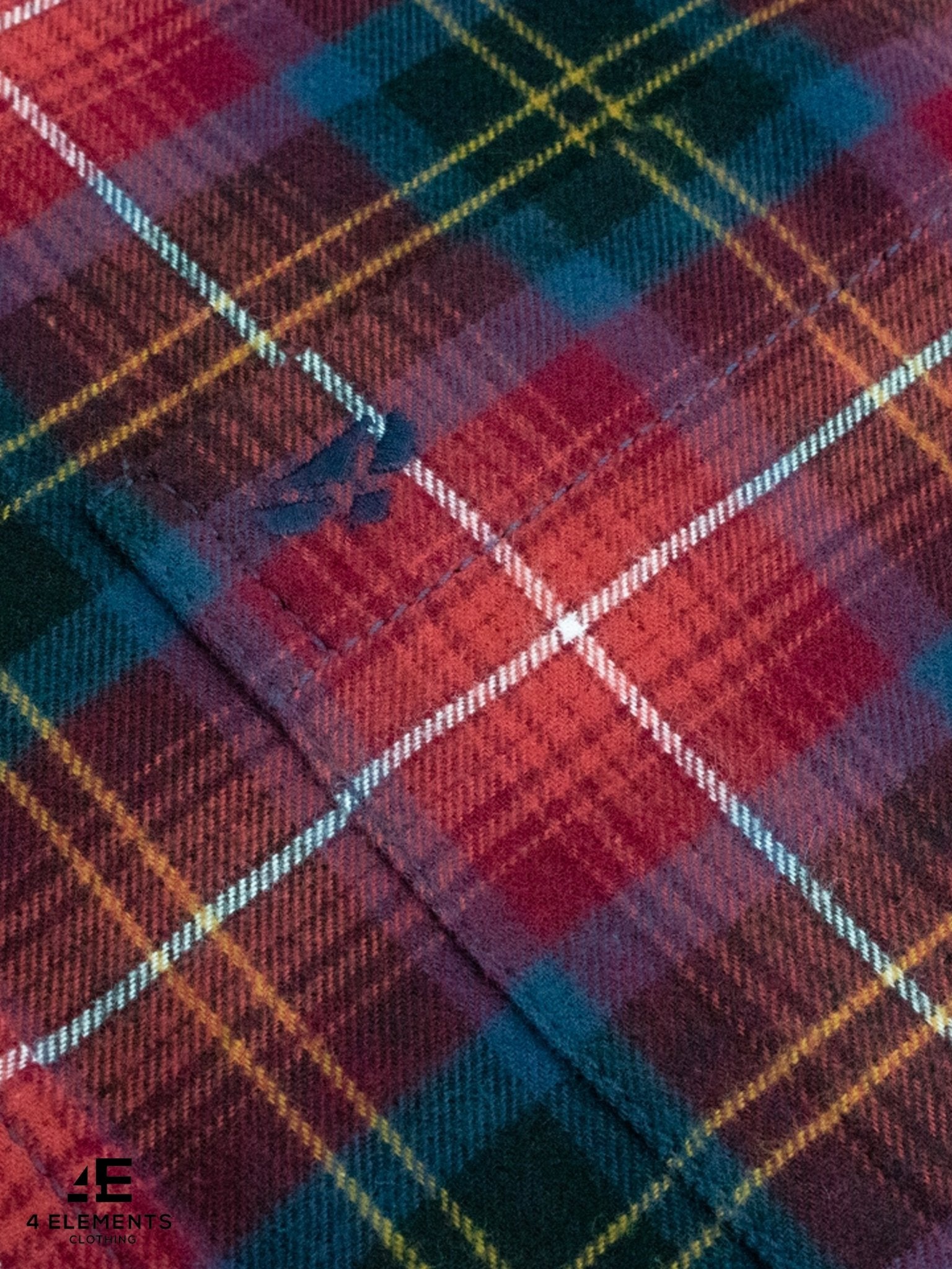 Hoggs of Fife - Pitmedden Country Check Shirt, Long Sleeve Flannel Mens Shirt Hoggs of Fife