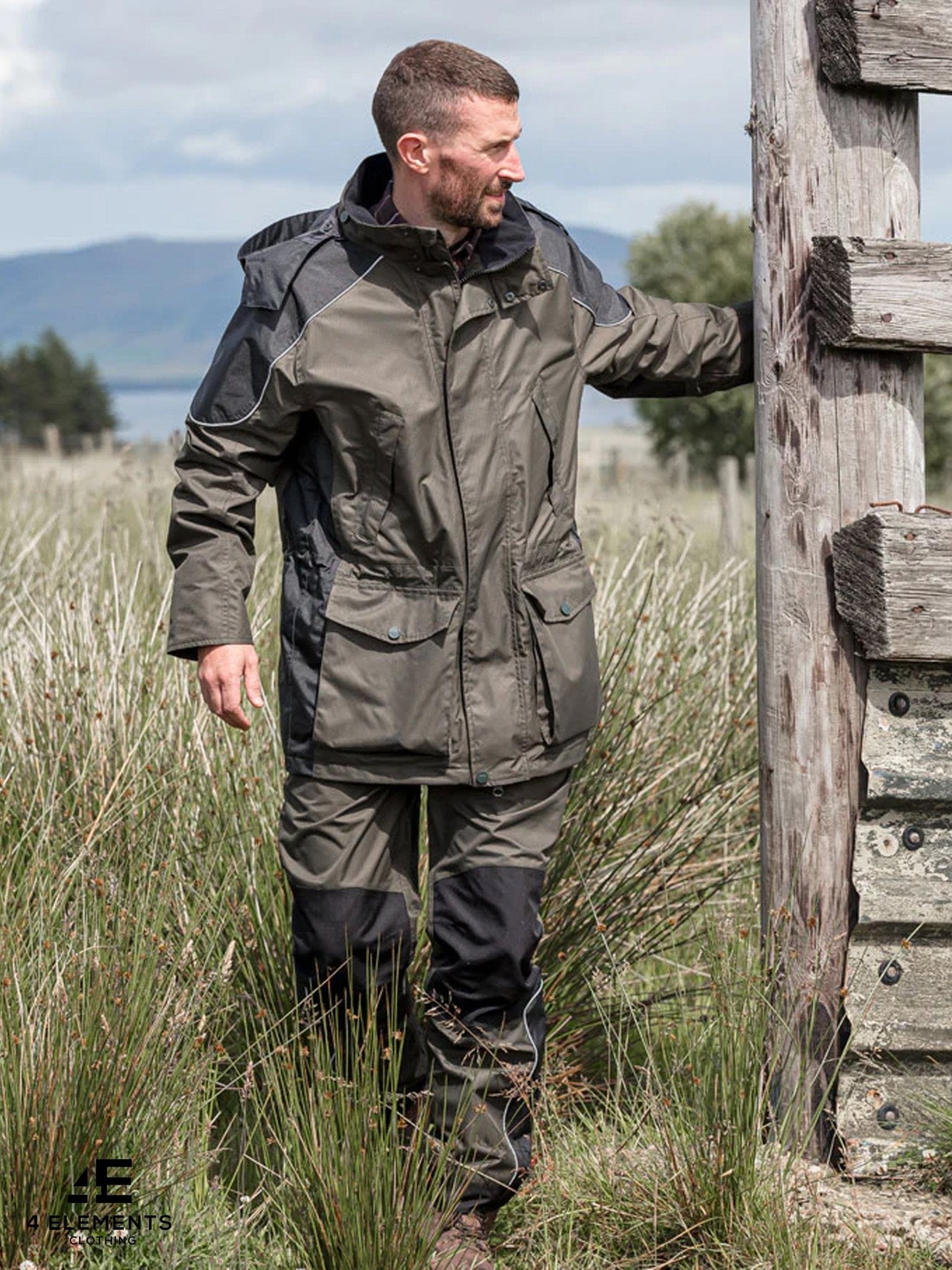 Hoggs of Fife - Mens Waterproof Jacket Field Tech / Waterproof coat - Cordura EN343 rated 3:3