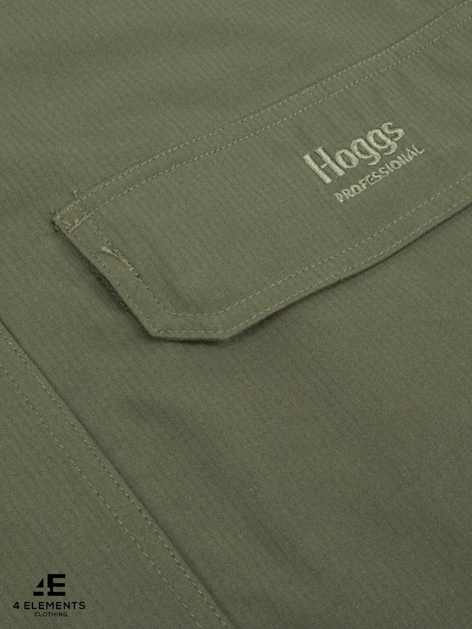 Hoggs of Fife - Mens Waterproof Jacket / Green King reinforced waterproof coat