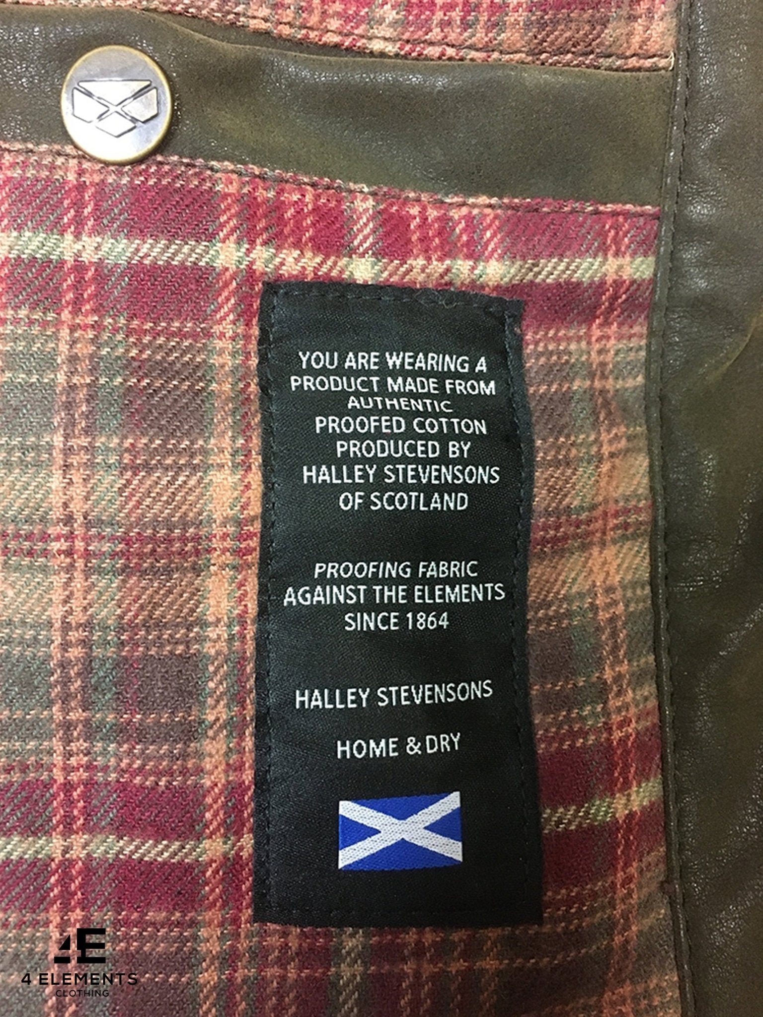 4elementsclothingHoggs of FifeHoggs of Fife - Mens Waterproof Wax Jacket / Caledonia Halley Stevenson Waxed coat for menOuterwearCMWJ/AO/1