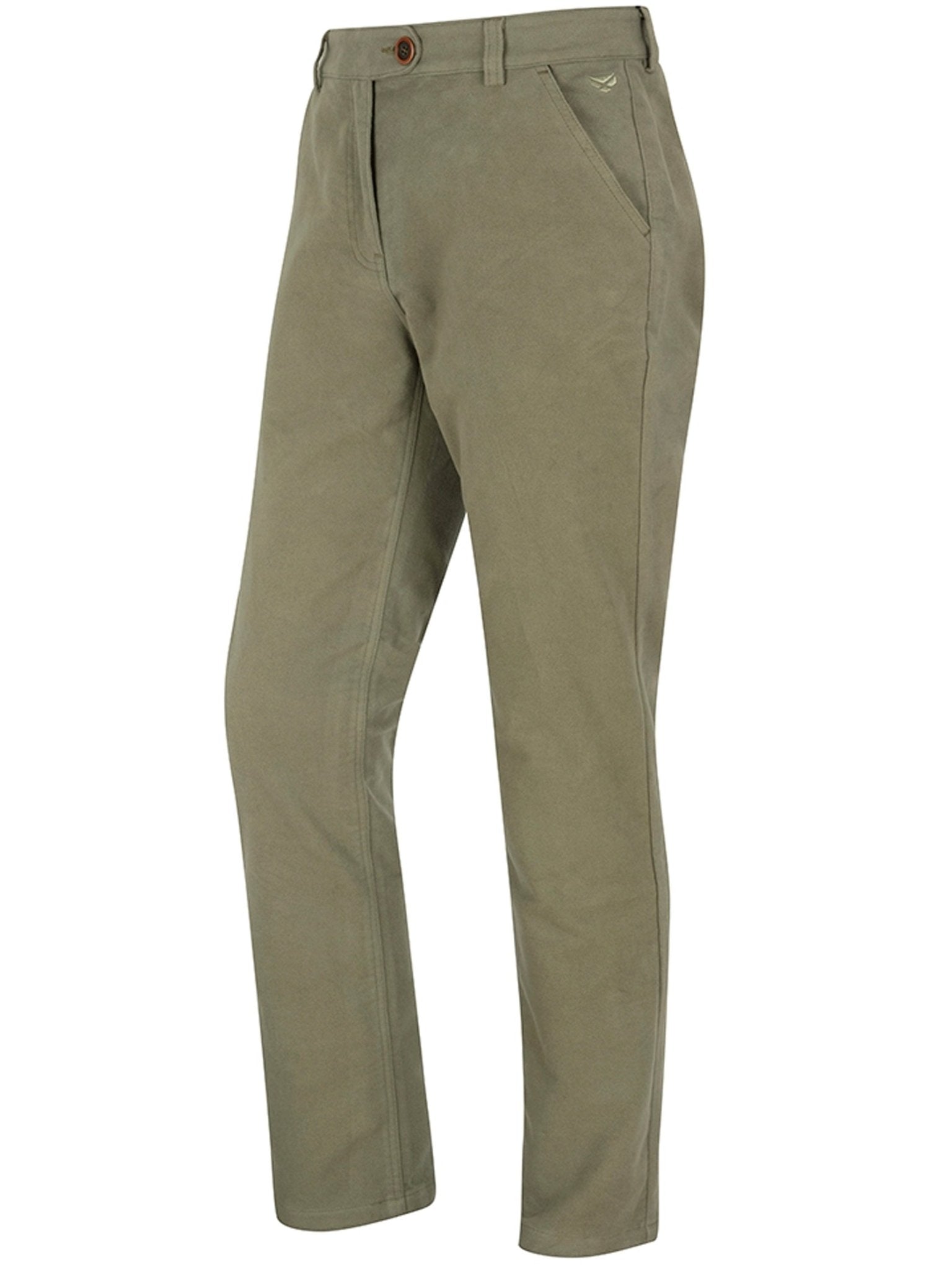 Hoggs of Fife - Moleskin Trousers Mens / country woven Cotton casual Trousers - Monarch II