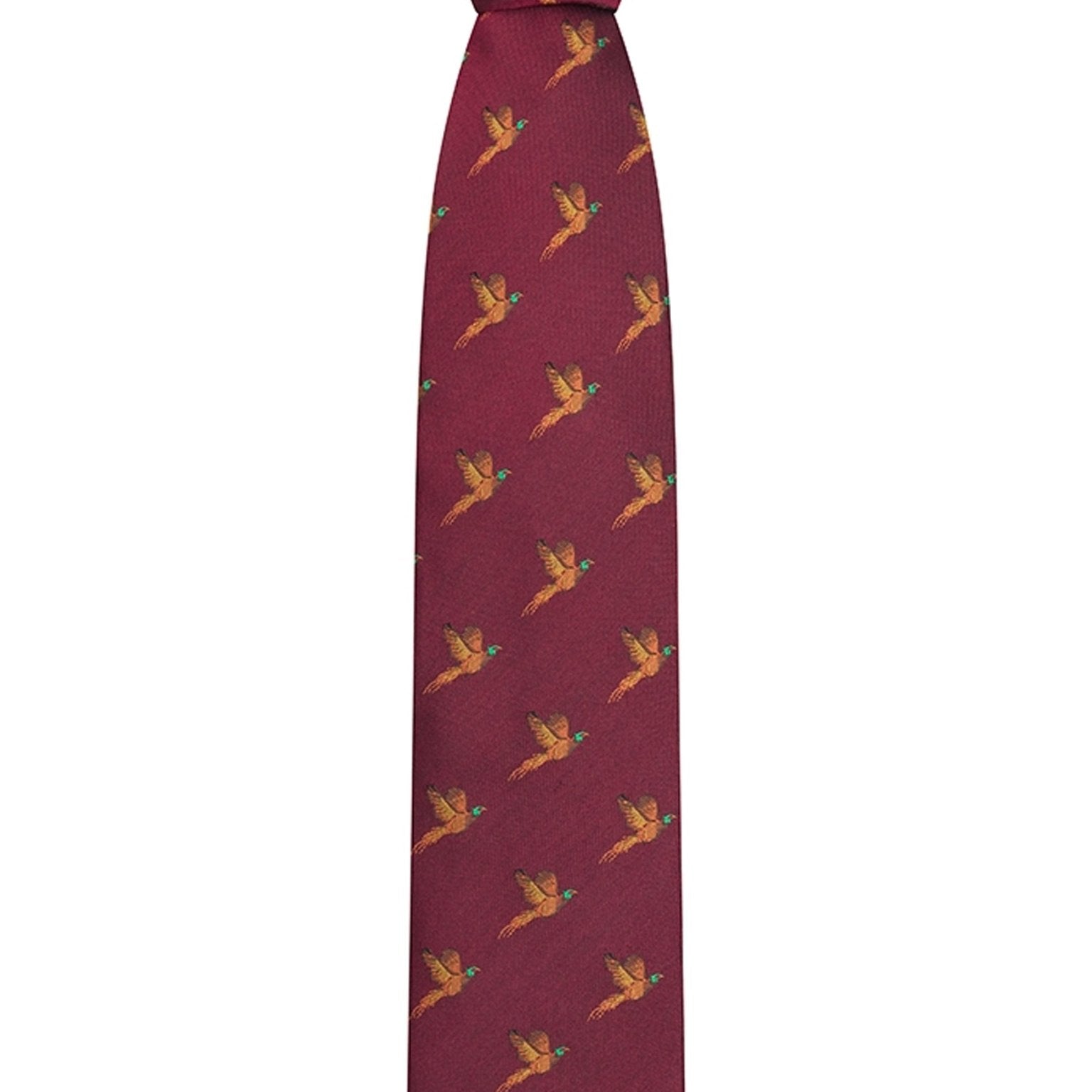 4elementsclothingHoggs of FifeHoggs of Fife - Premium 100% Silk Woven Neck Tie - Pheasant print (Boxed)AccessoriesSTIE/WI/1
